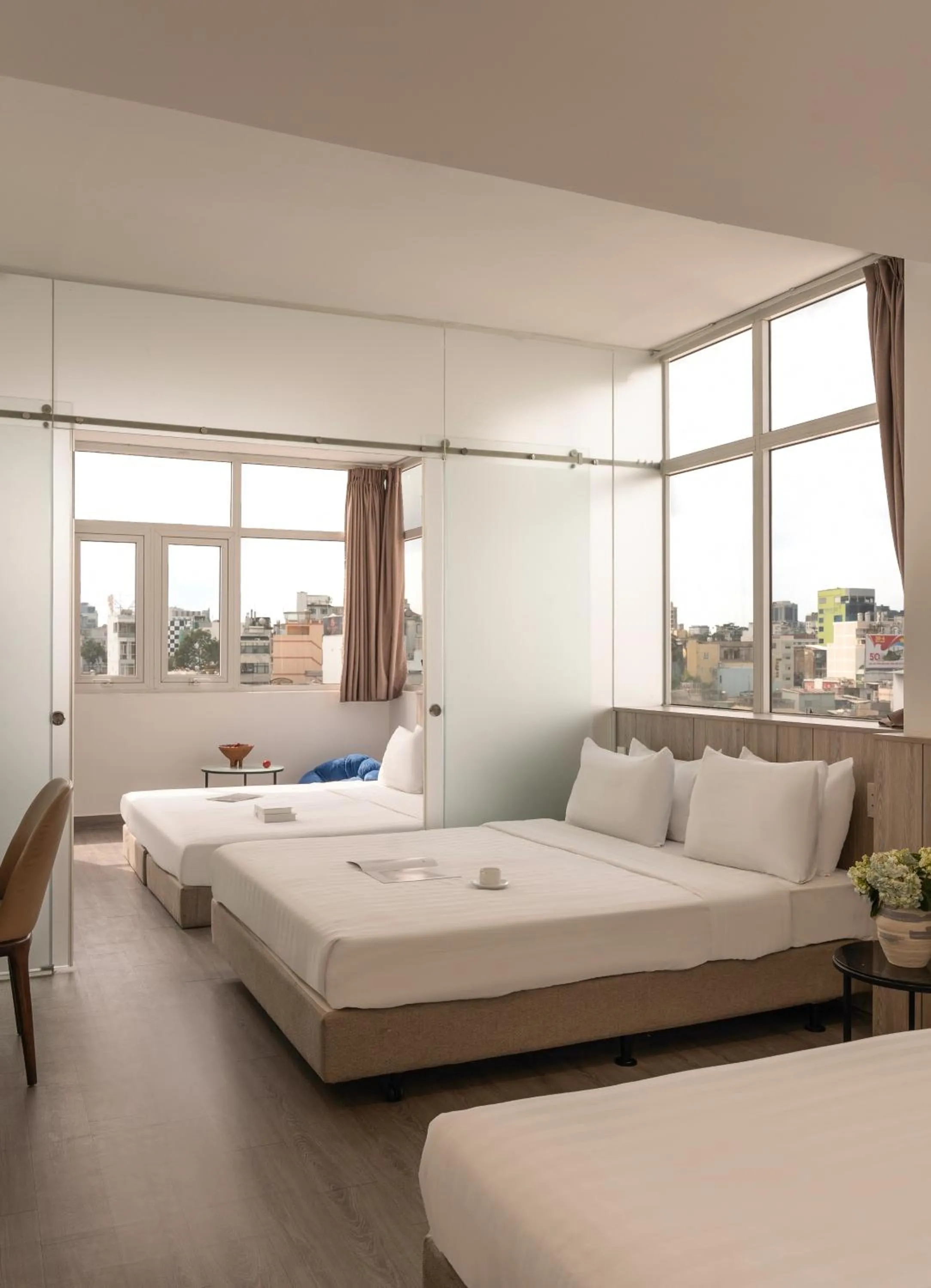 Bed in The Cozy Inn Hotel Ho Chi Minh