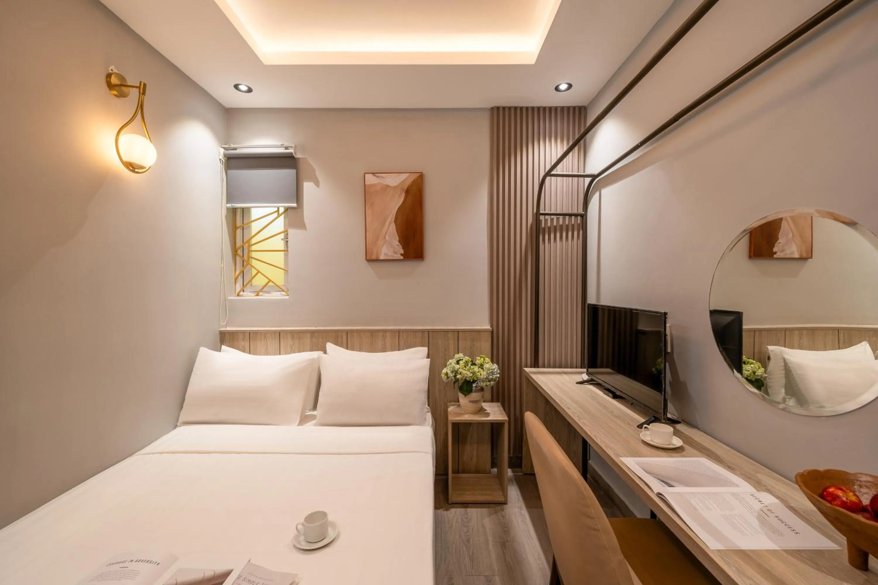 Bed in The Cozy Inn Hotel Ho Chi Minh