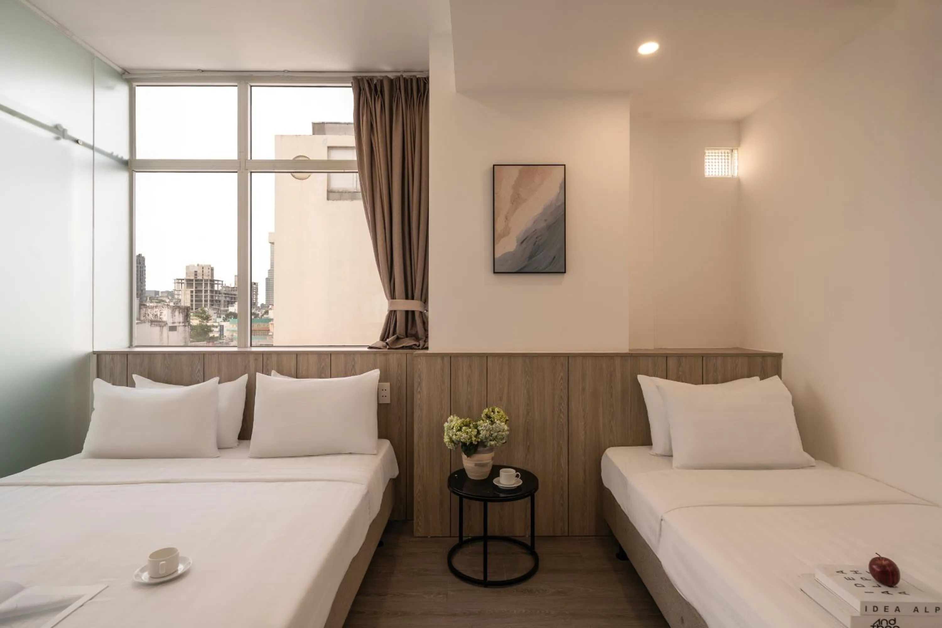 Bed in The Cozy Inn Hotel Ho Chi Minh