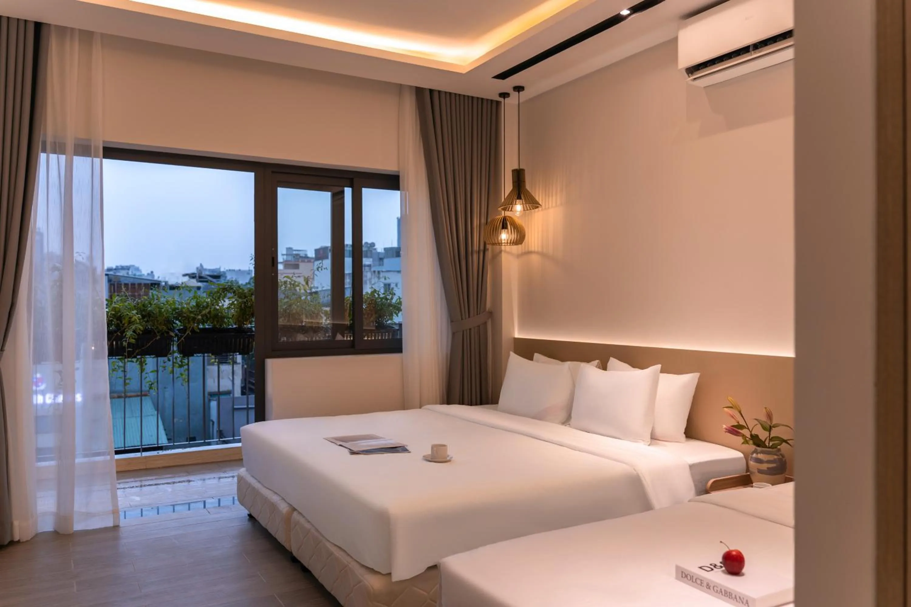 Bed in The Cozy Inn Hotel Ho Chi Minh