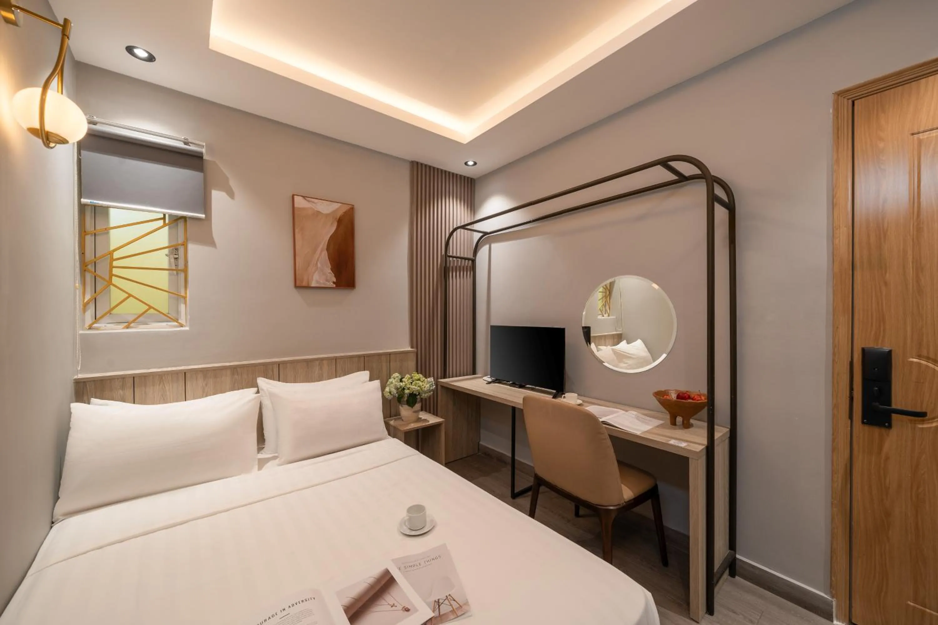 Bed in The Cozy Inn Hotel Ho Chi Minh