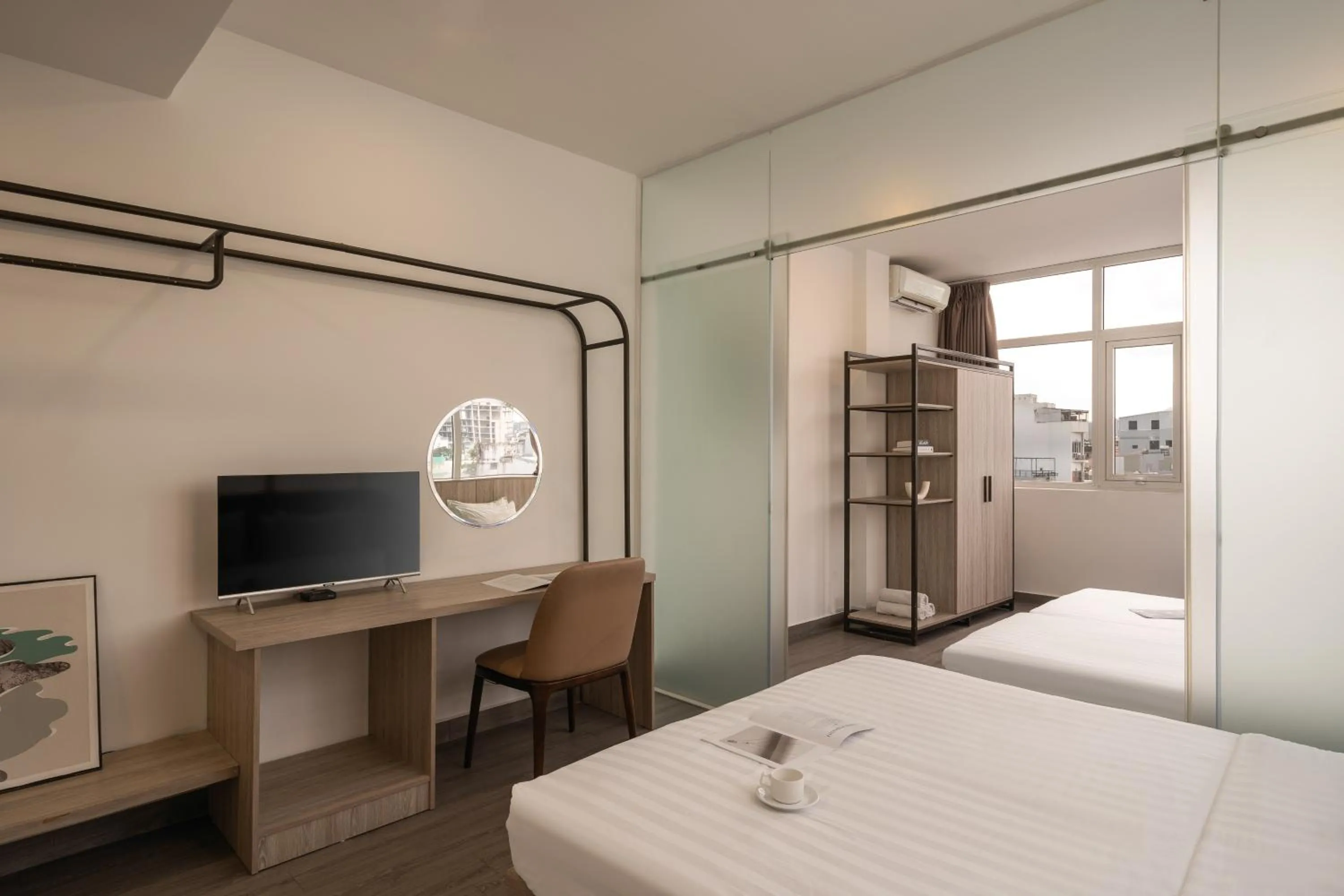 Bed in The Cozy Inn Hotel Ho Chi Minh