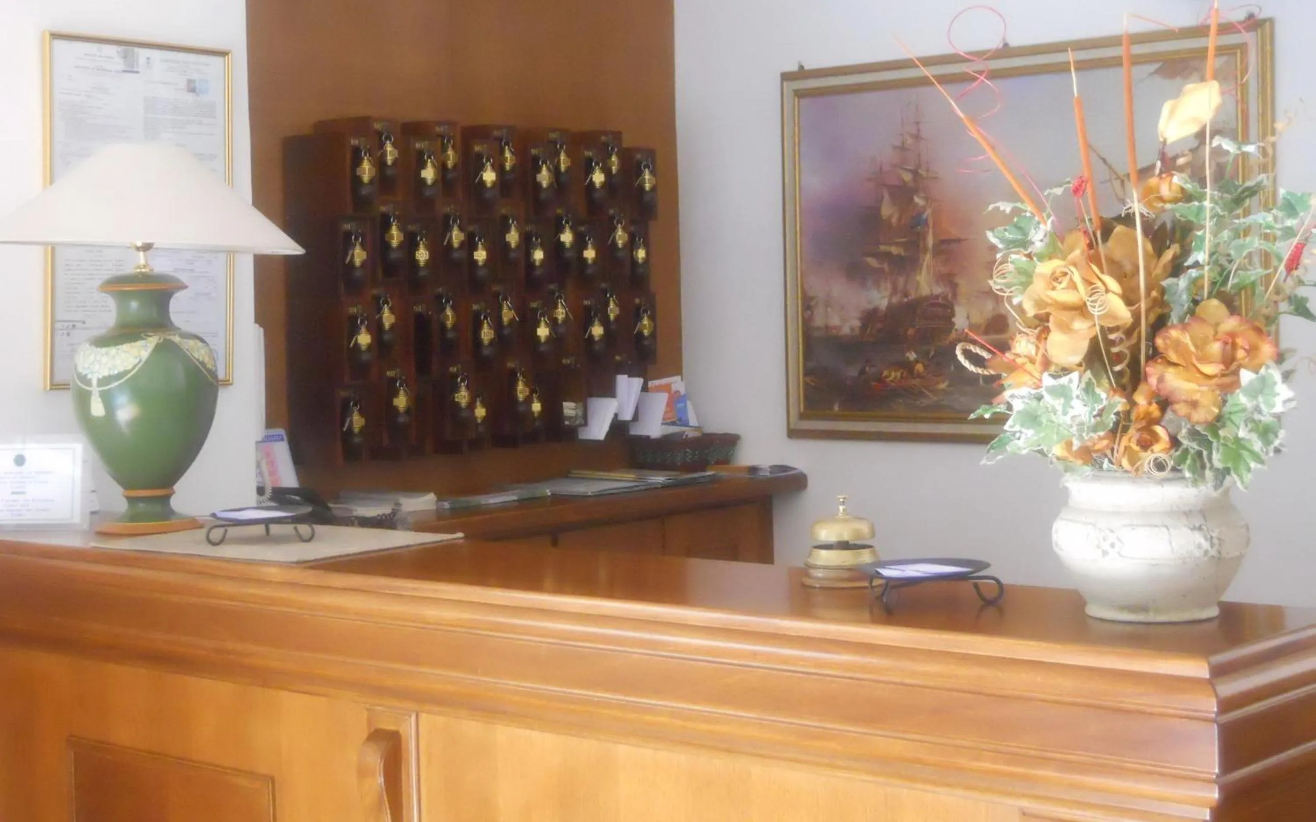 Lobby or reception in Hotel Traghetto