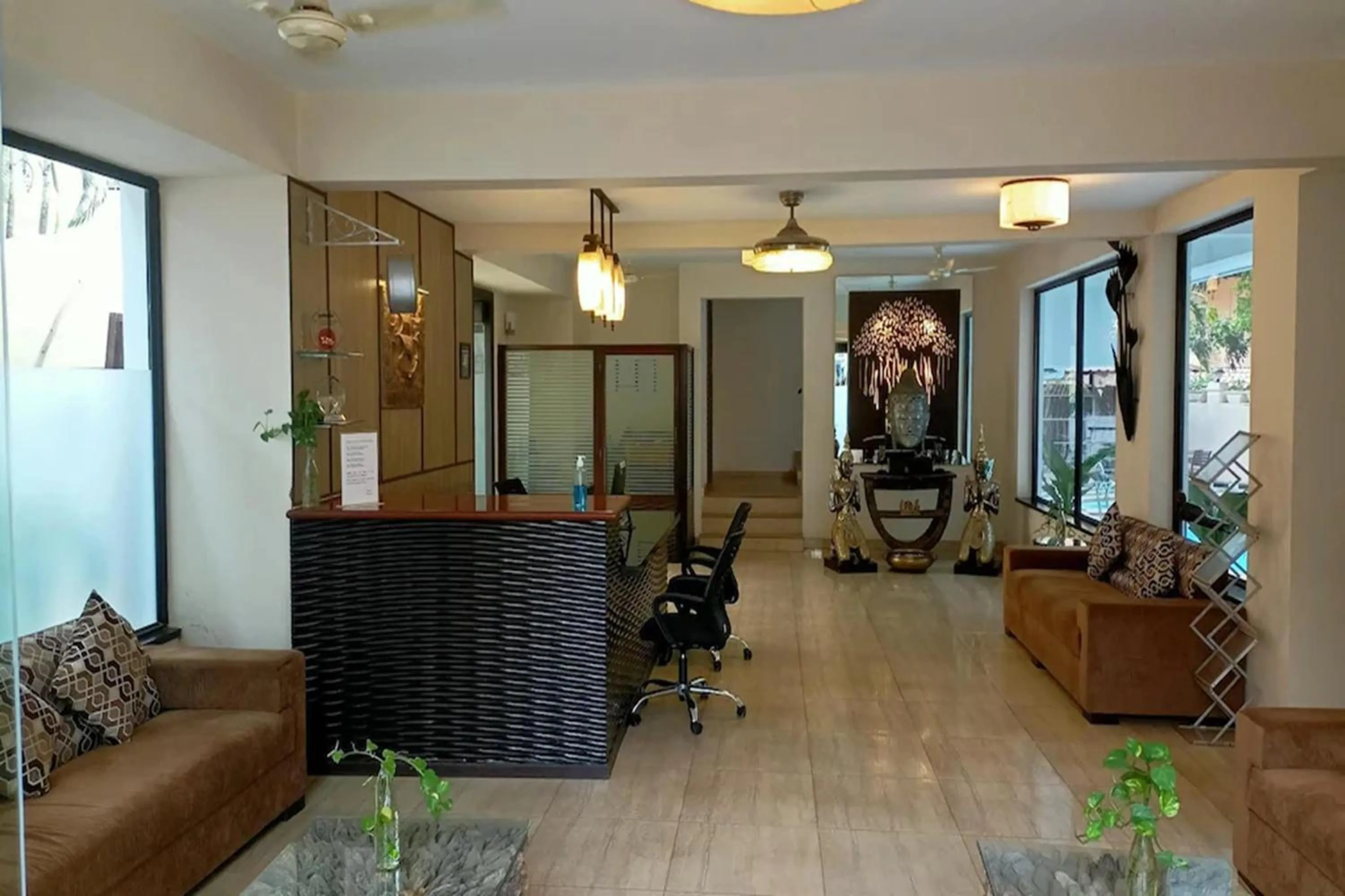 Lobby or reception in La Sunila suites Baga by WSI