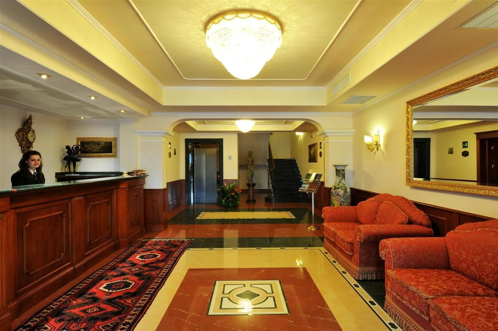 Lobby or reception in Hotel Lido - Beach and Palace