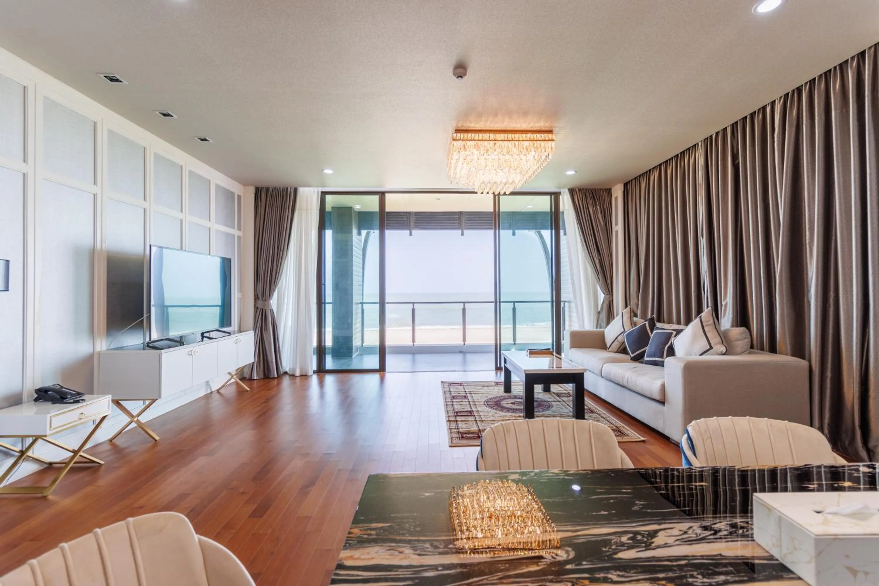 Living room in Sea Sand Sun Hua Hin by JC Kevin Hotel & Resort