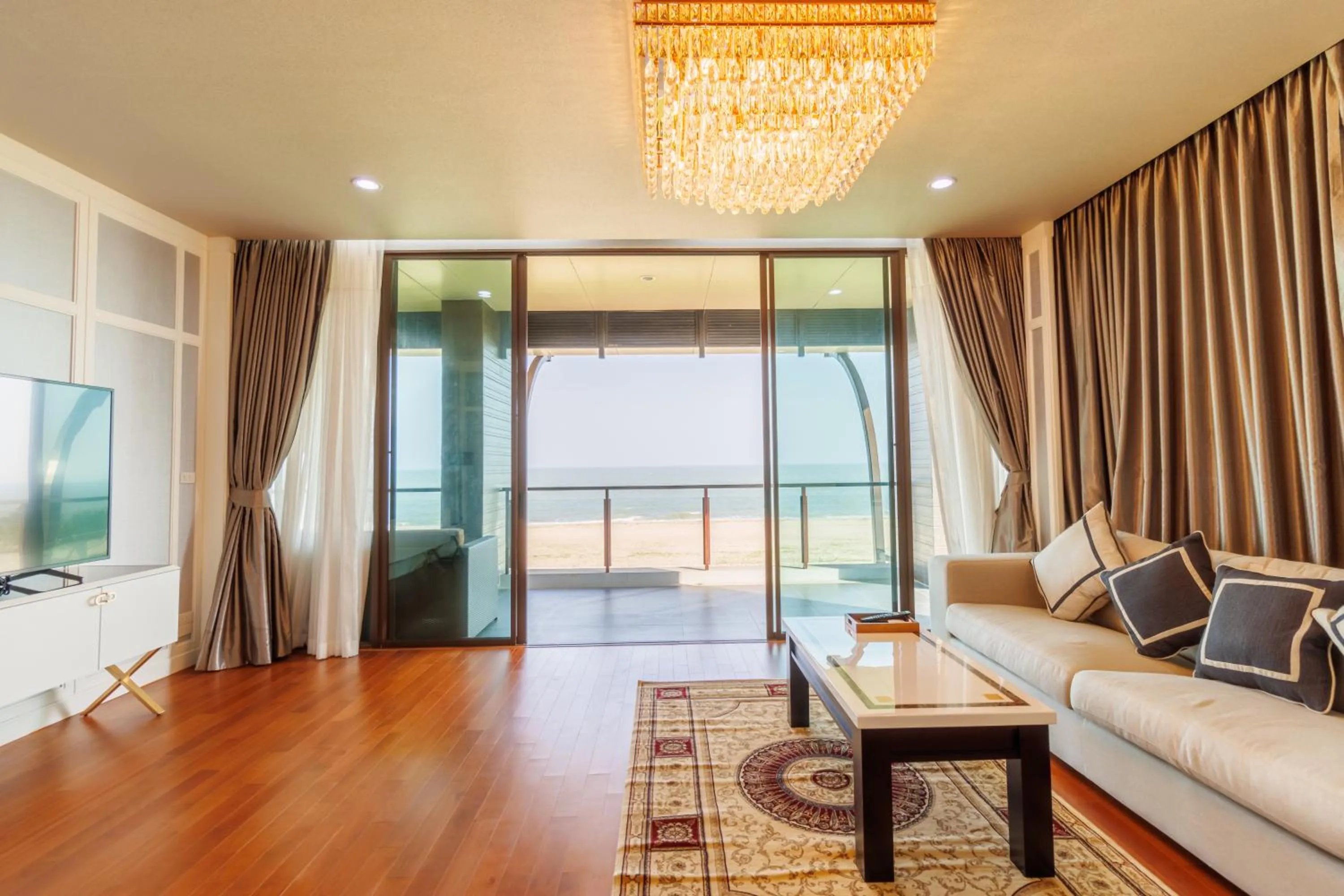 Living room in Sea Sand Sun Hua Hin by JC Kevin Hotel & Resort
