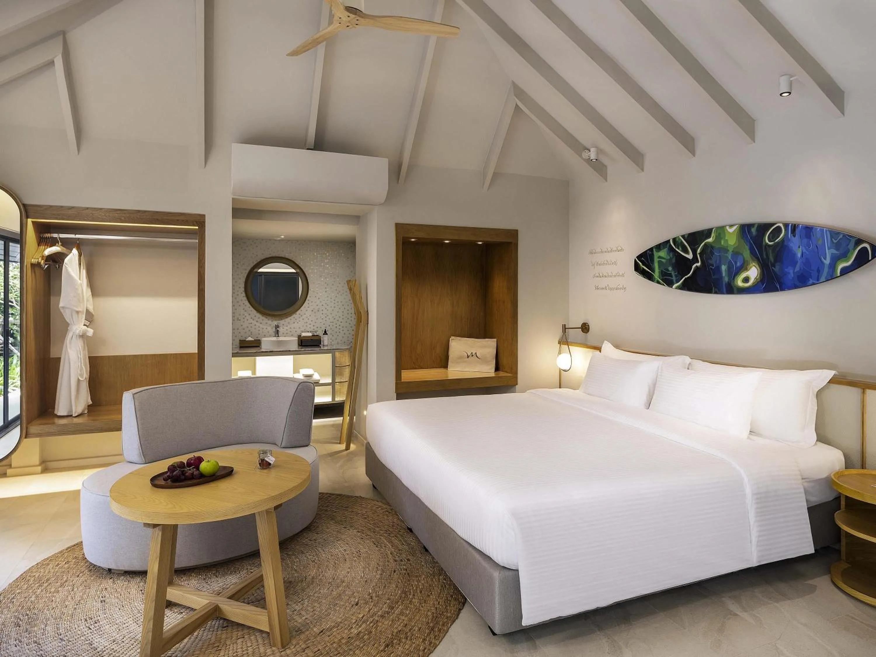 Bedroom, Bed in Mercure Rayong Lomtalay Villas & Resort
