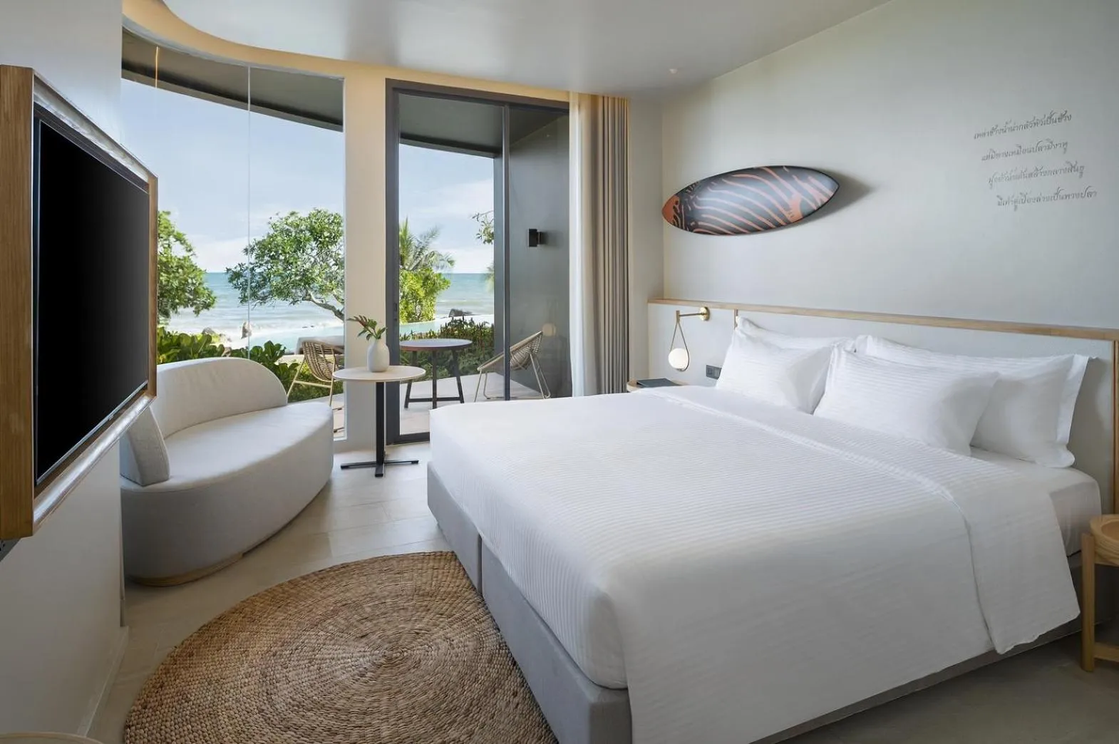 Bedroom, Bed in Mercure Rayong Lomtalay Villas & Resort