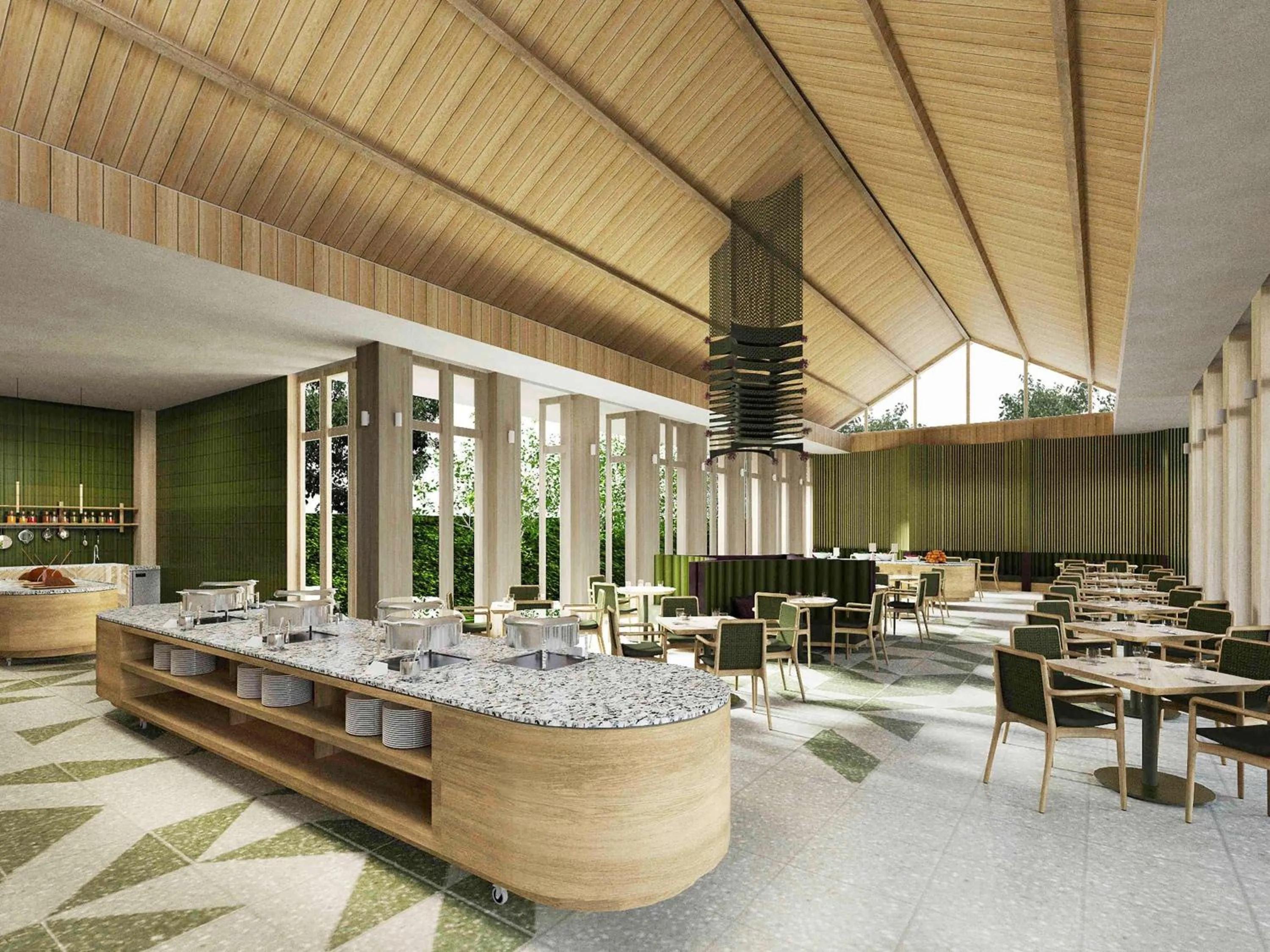 Restaurant/places to eat in Mercure Rayong Lomtalay Villas & Resort