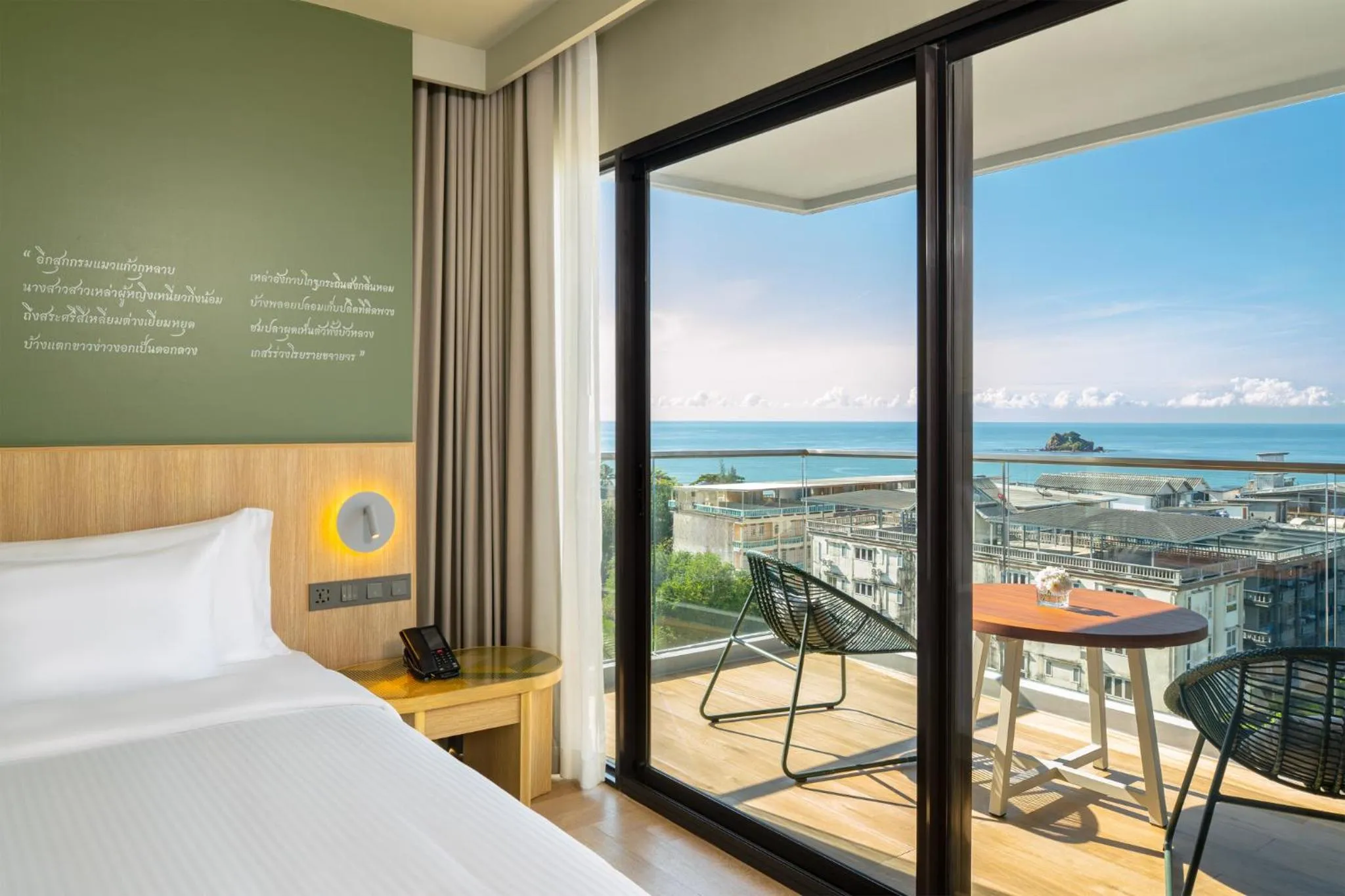 View (from property/room), Bed in Mercure Rayong Lomtalay Villas & Resort