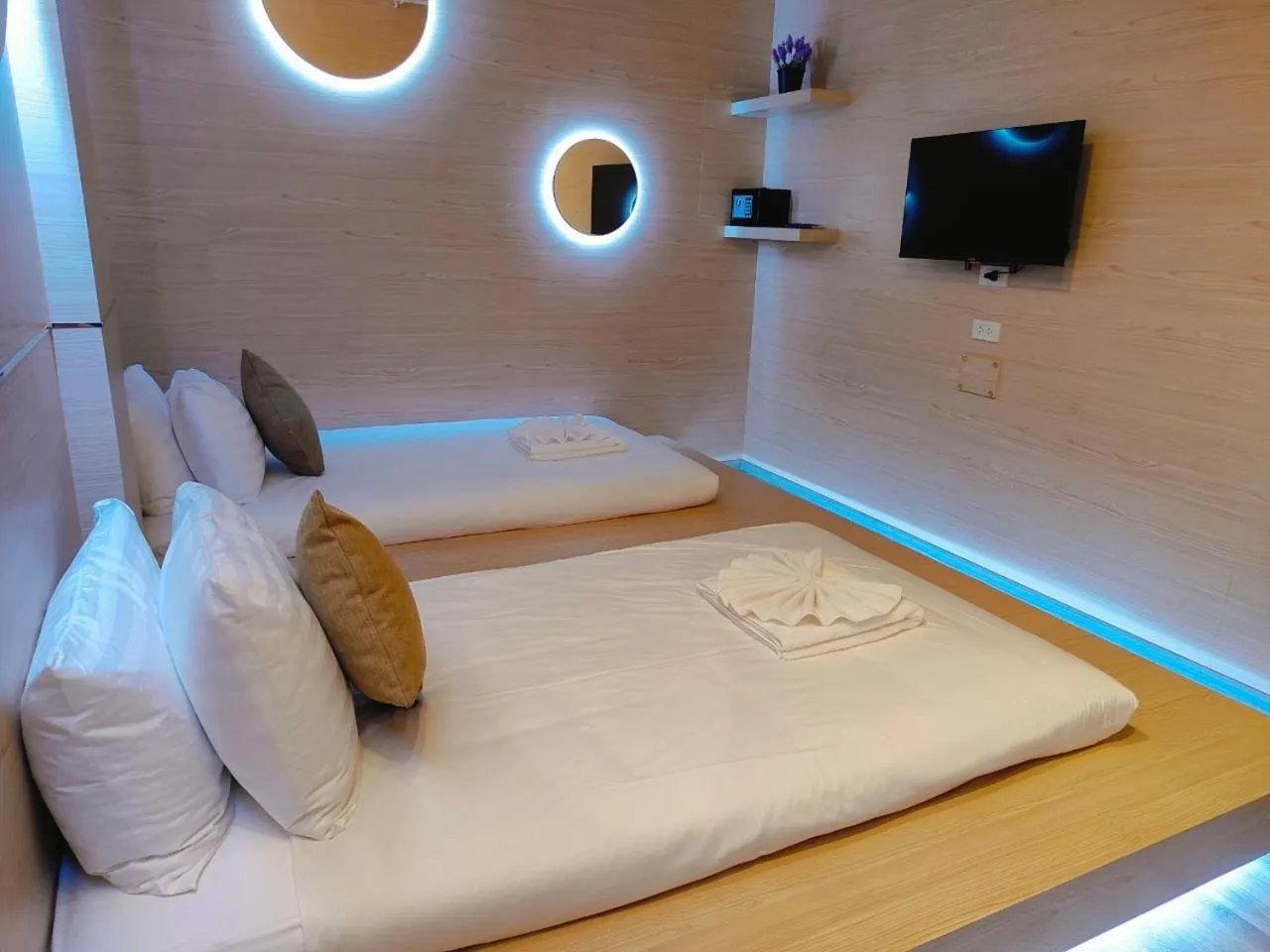 Bed in Icon Hotel Hatyai