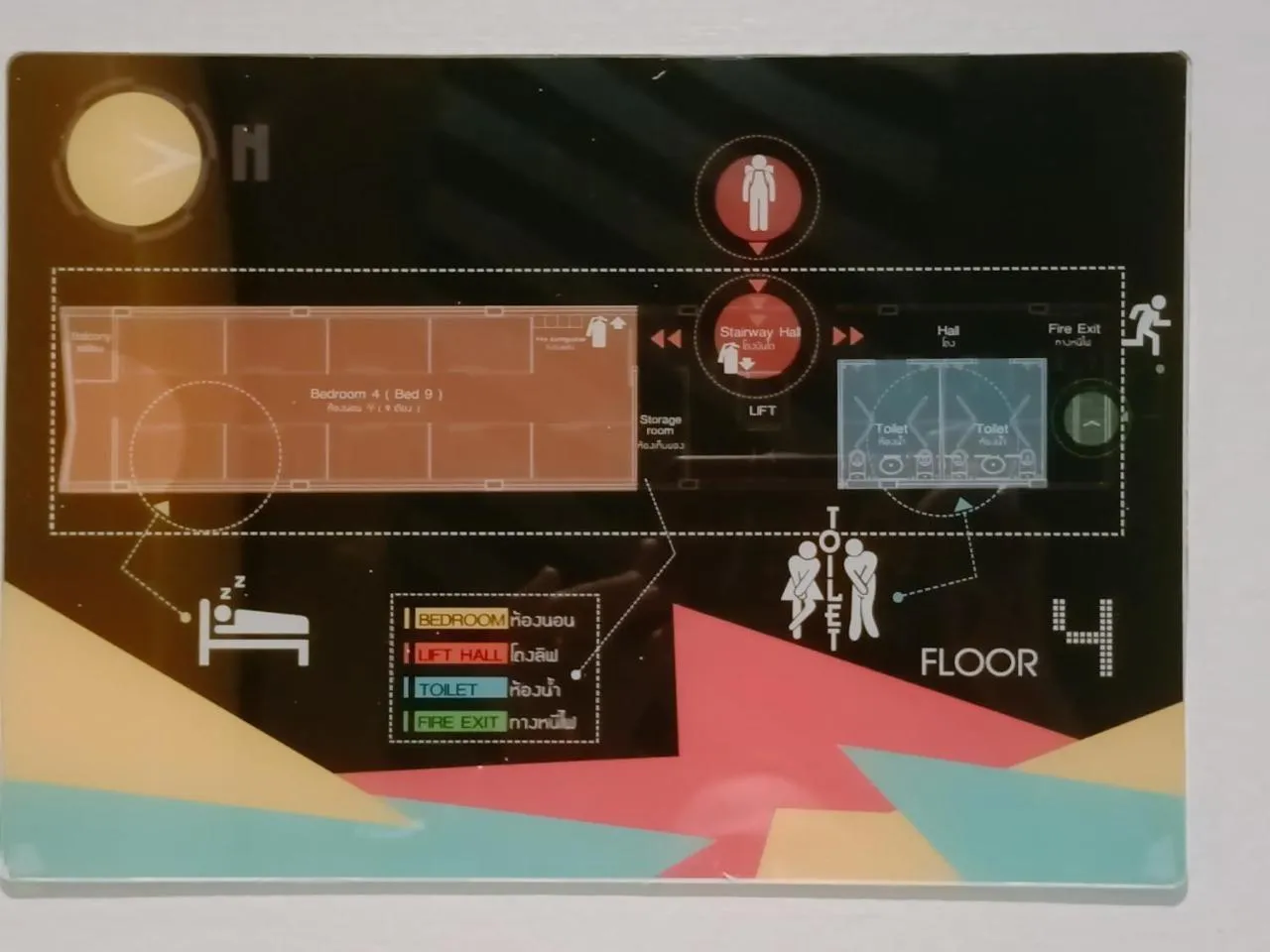 Floor plan in Icon Hotel Hatyai