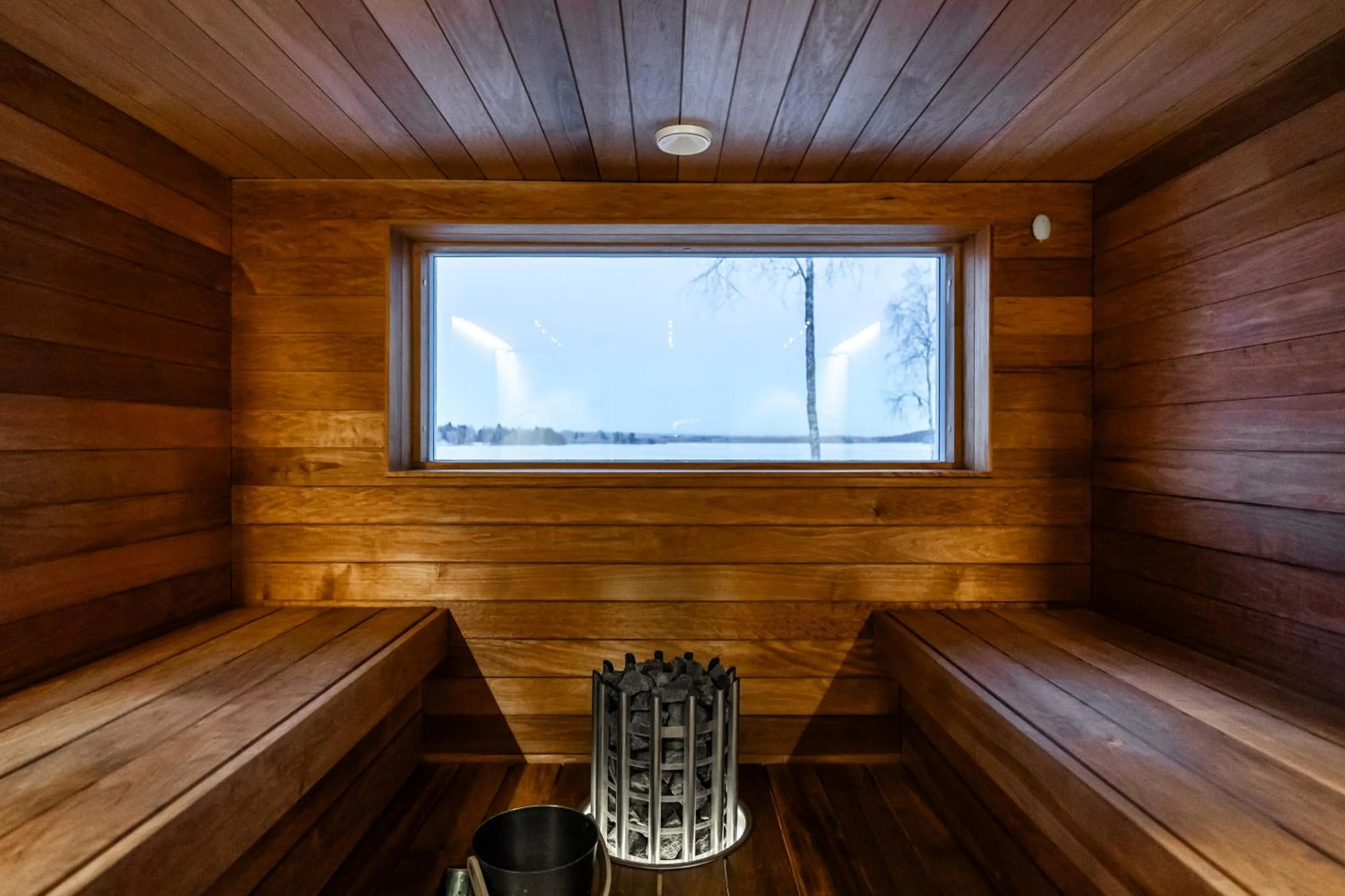 Sauna in Villa Forest -private location, sauna and jacuzzi