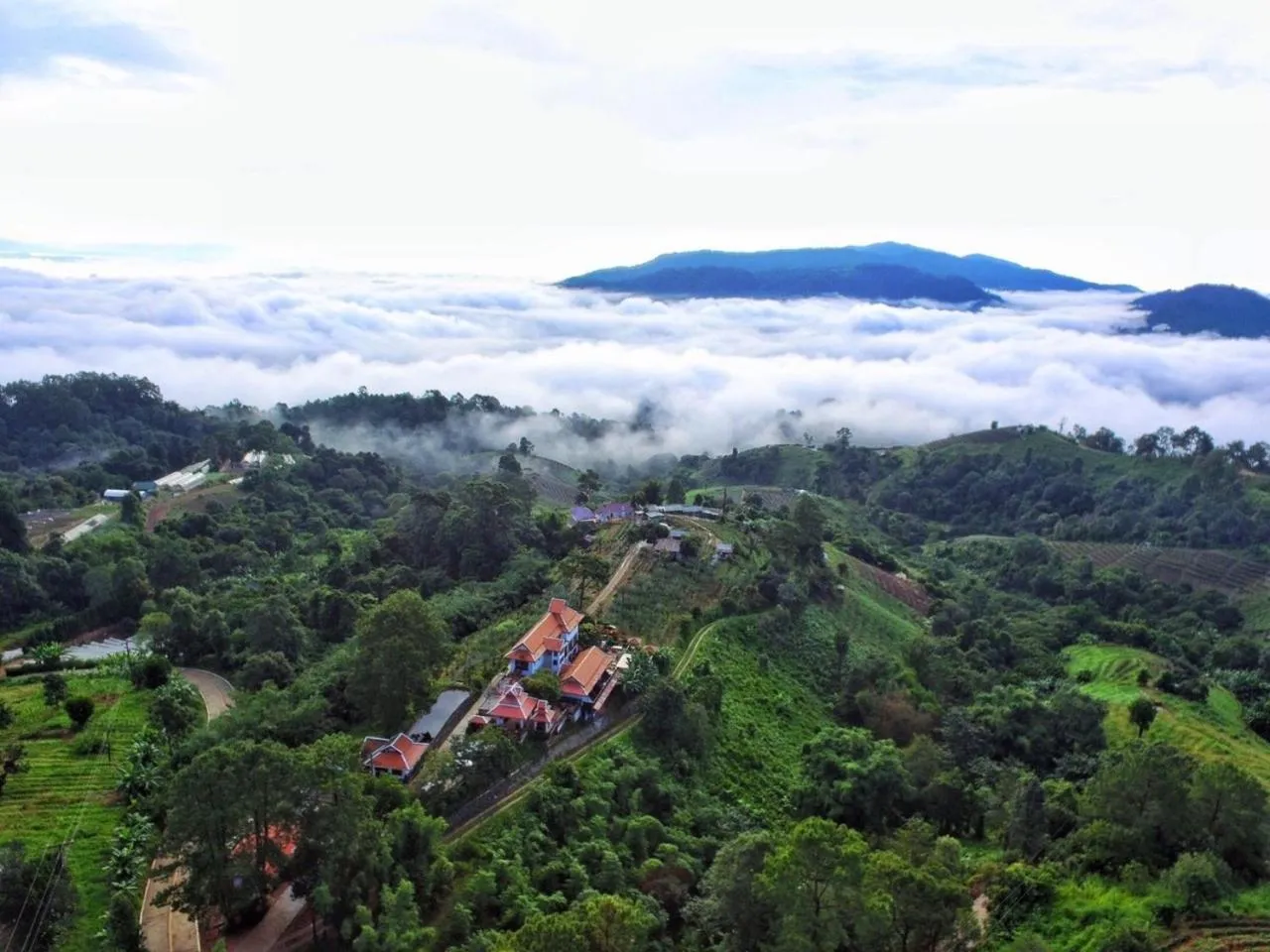 Bird's-eye View in Phumorkdao Resort