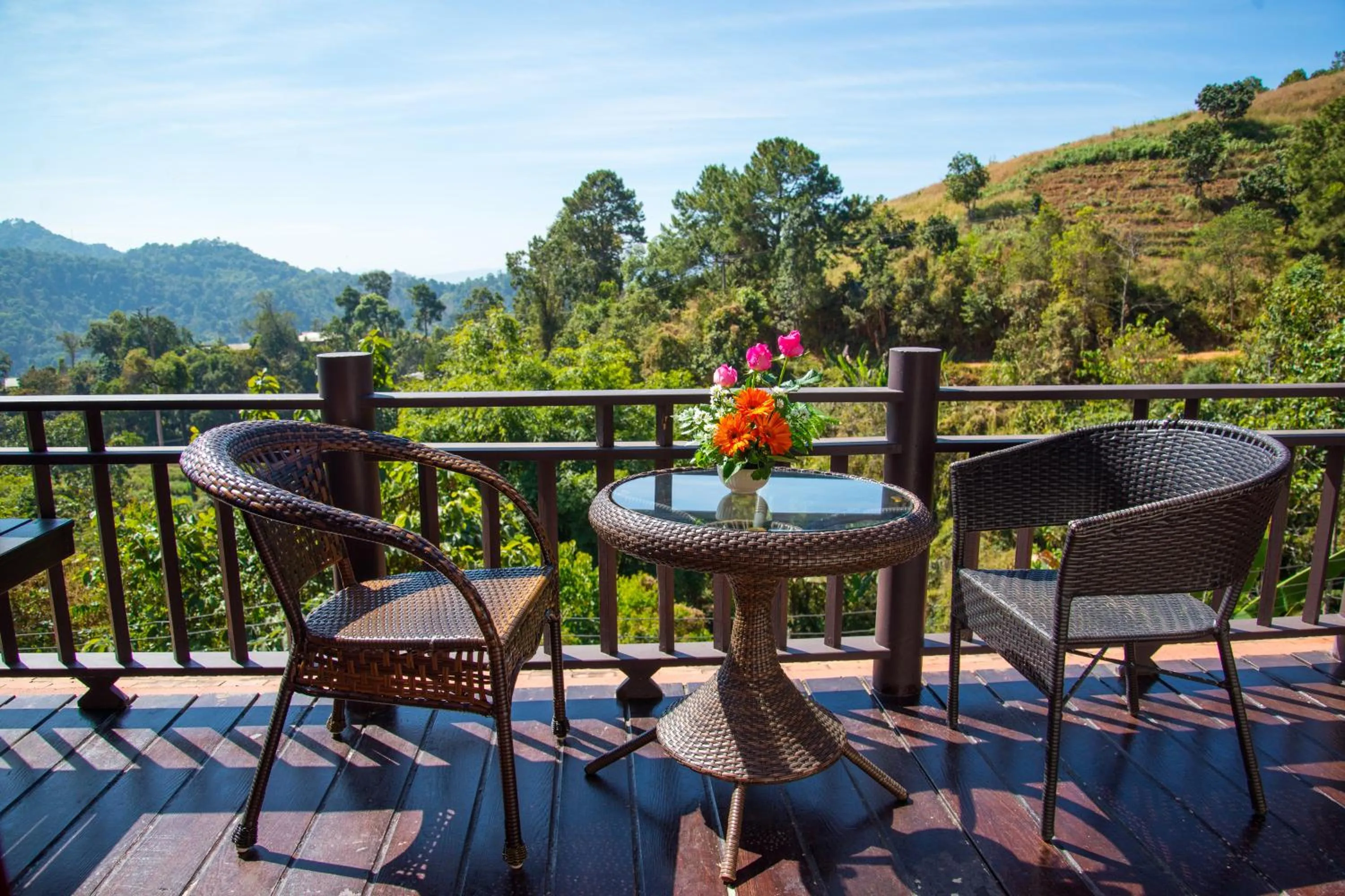 Balcony/Terrace in Phumorkdao Resort