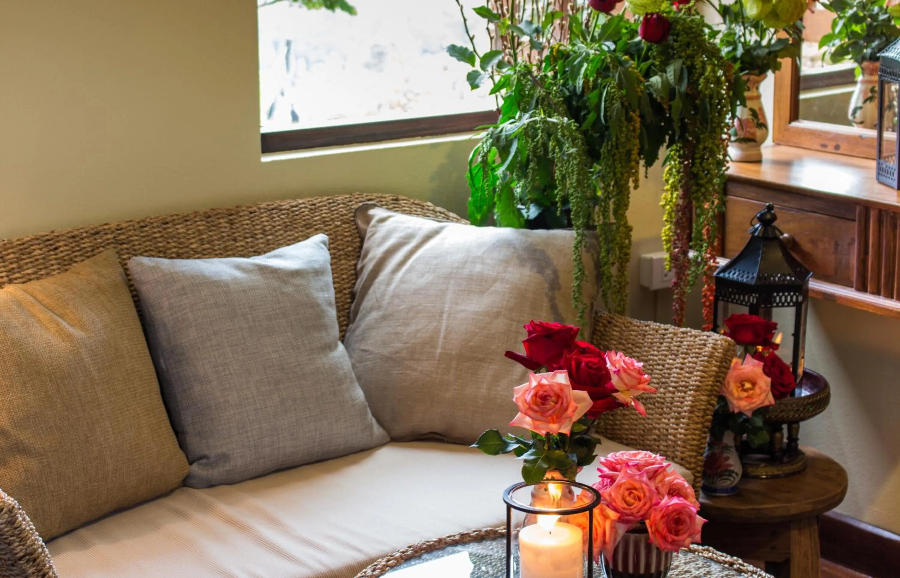 Decorative detail, Seating Area in Phumorkdao Resort