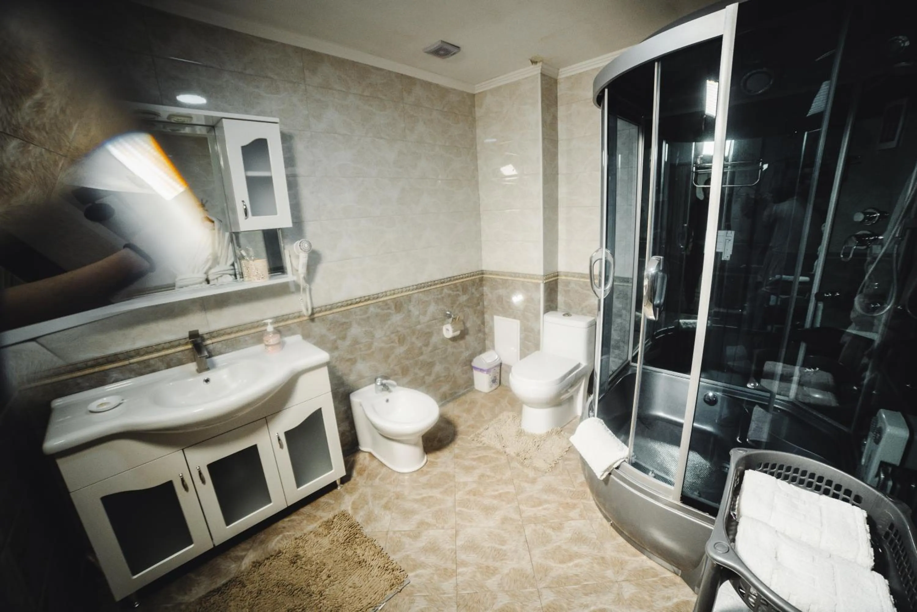 Shower in Sunrise Osh