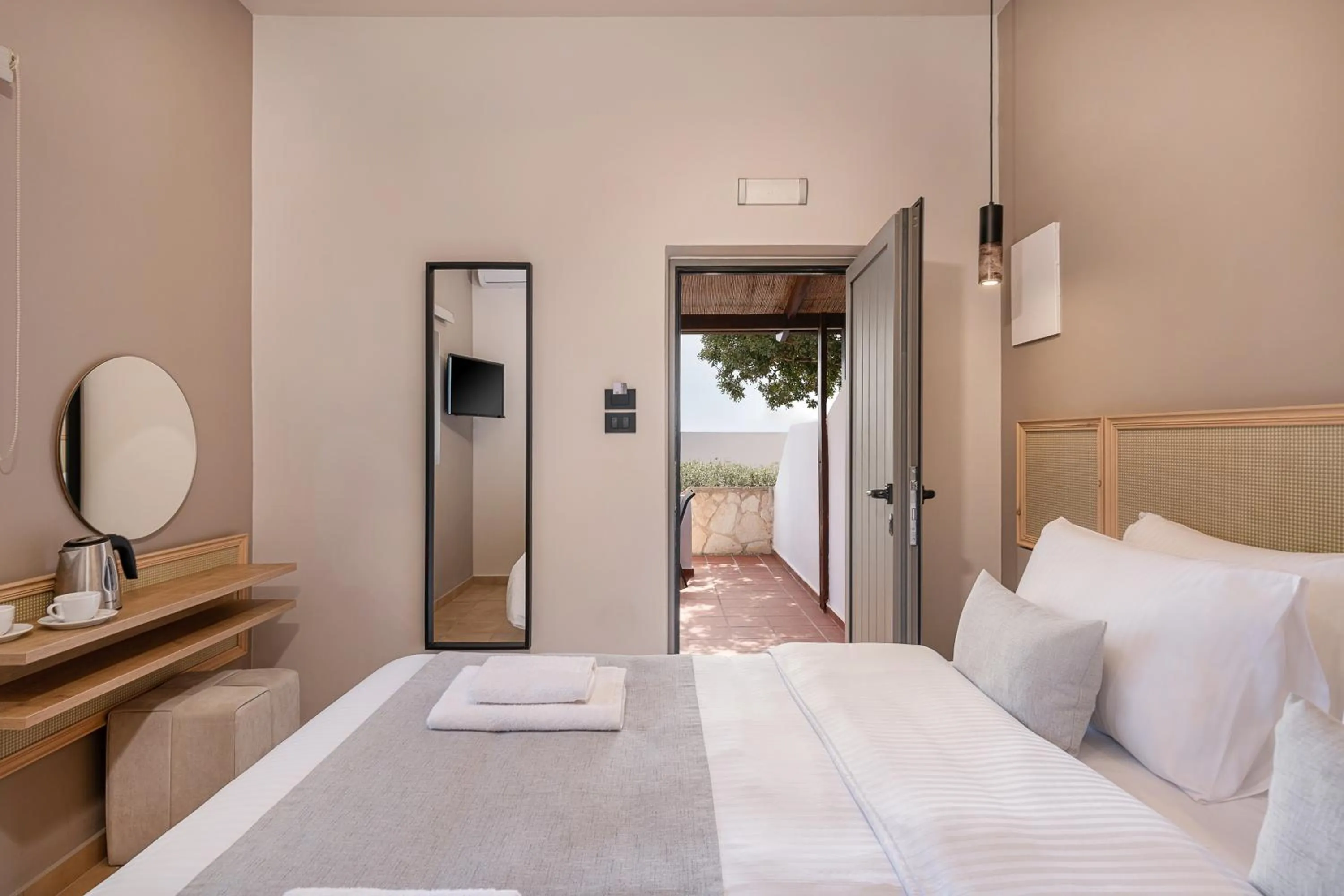 Bed in Elafonisi Resort by Kalomirakis Family