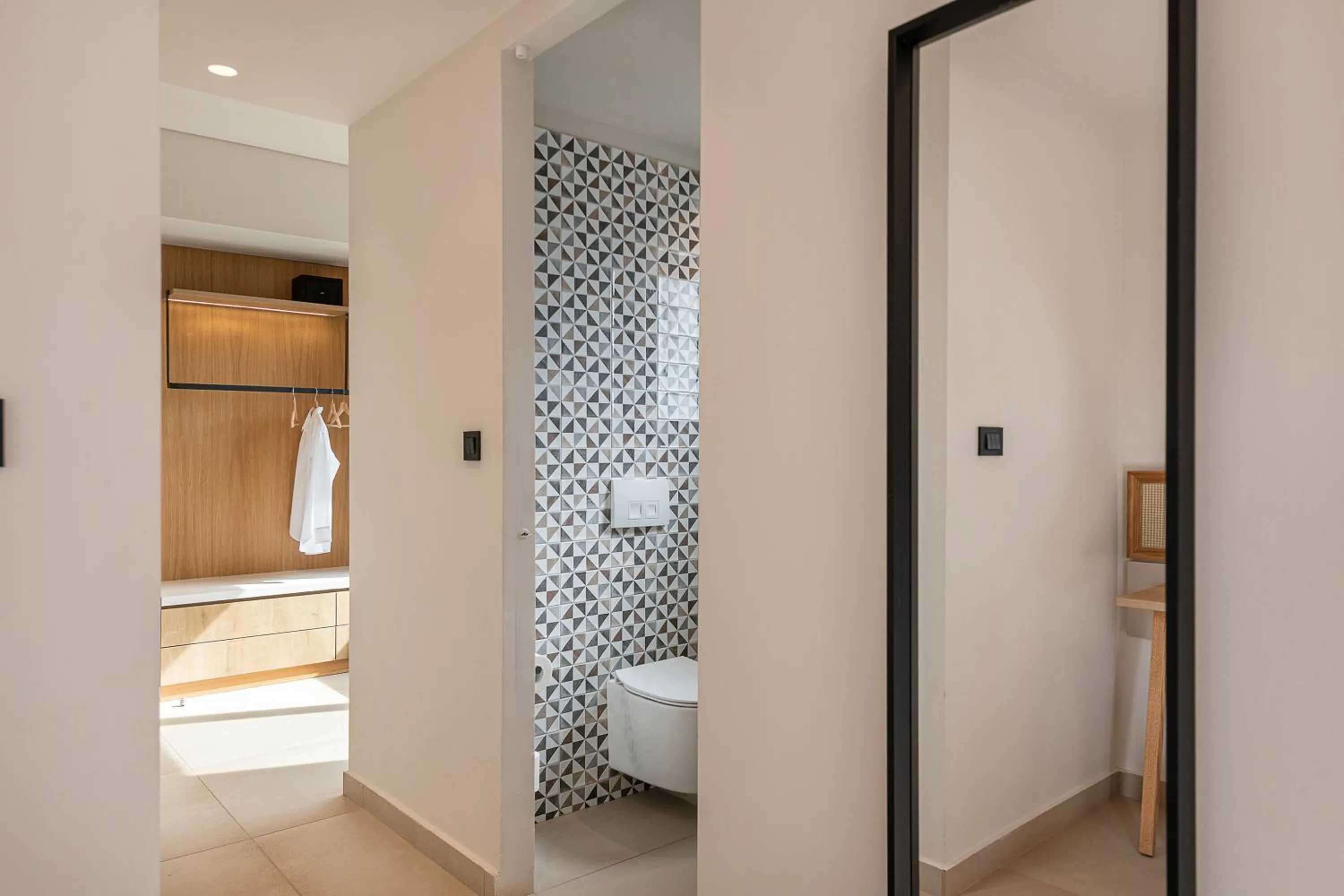 Bathroom in Elafonisi Resort by Kalomirakis Family