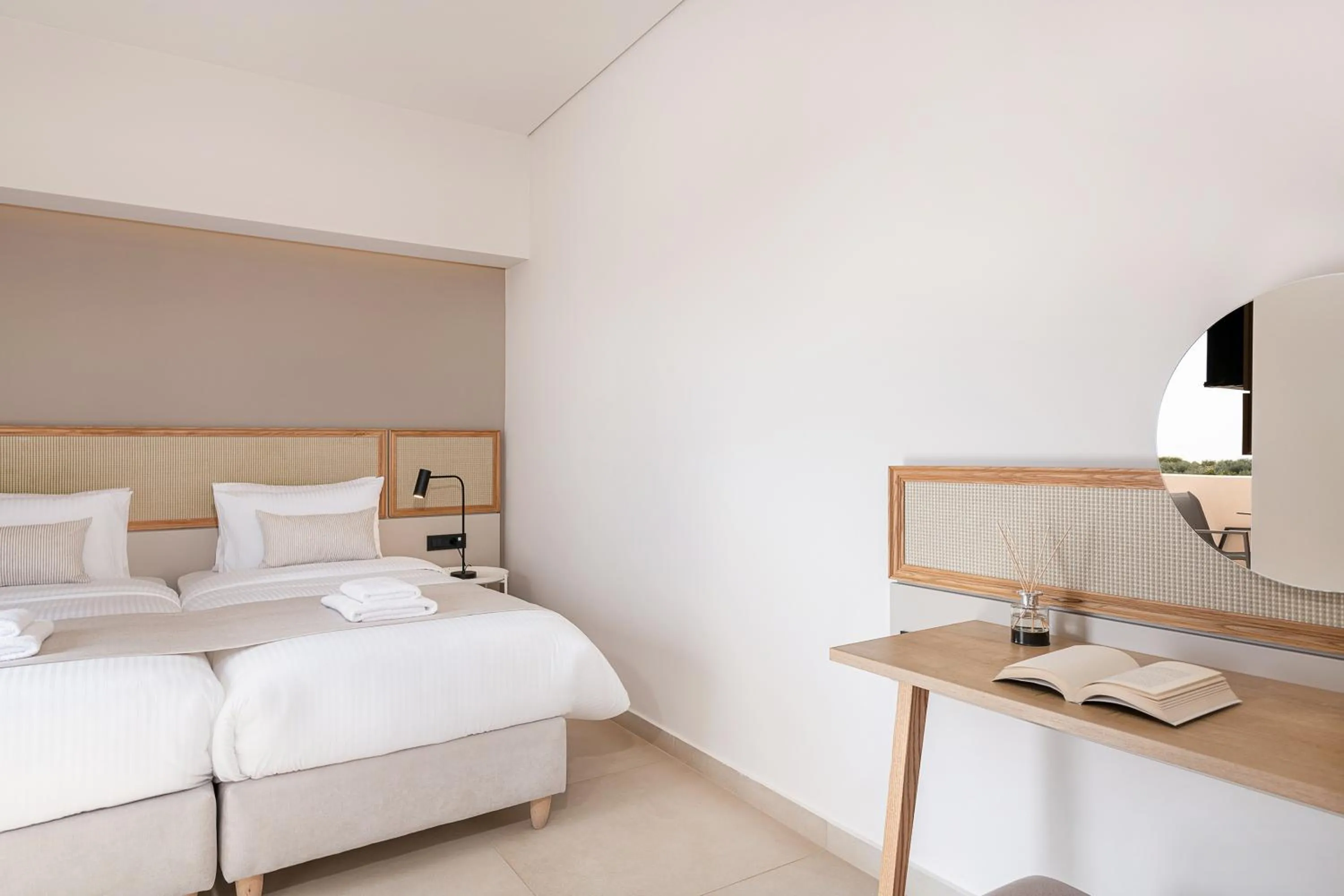 Bed in Elafonisi Resort by Kalomirakis Family