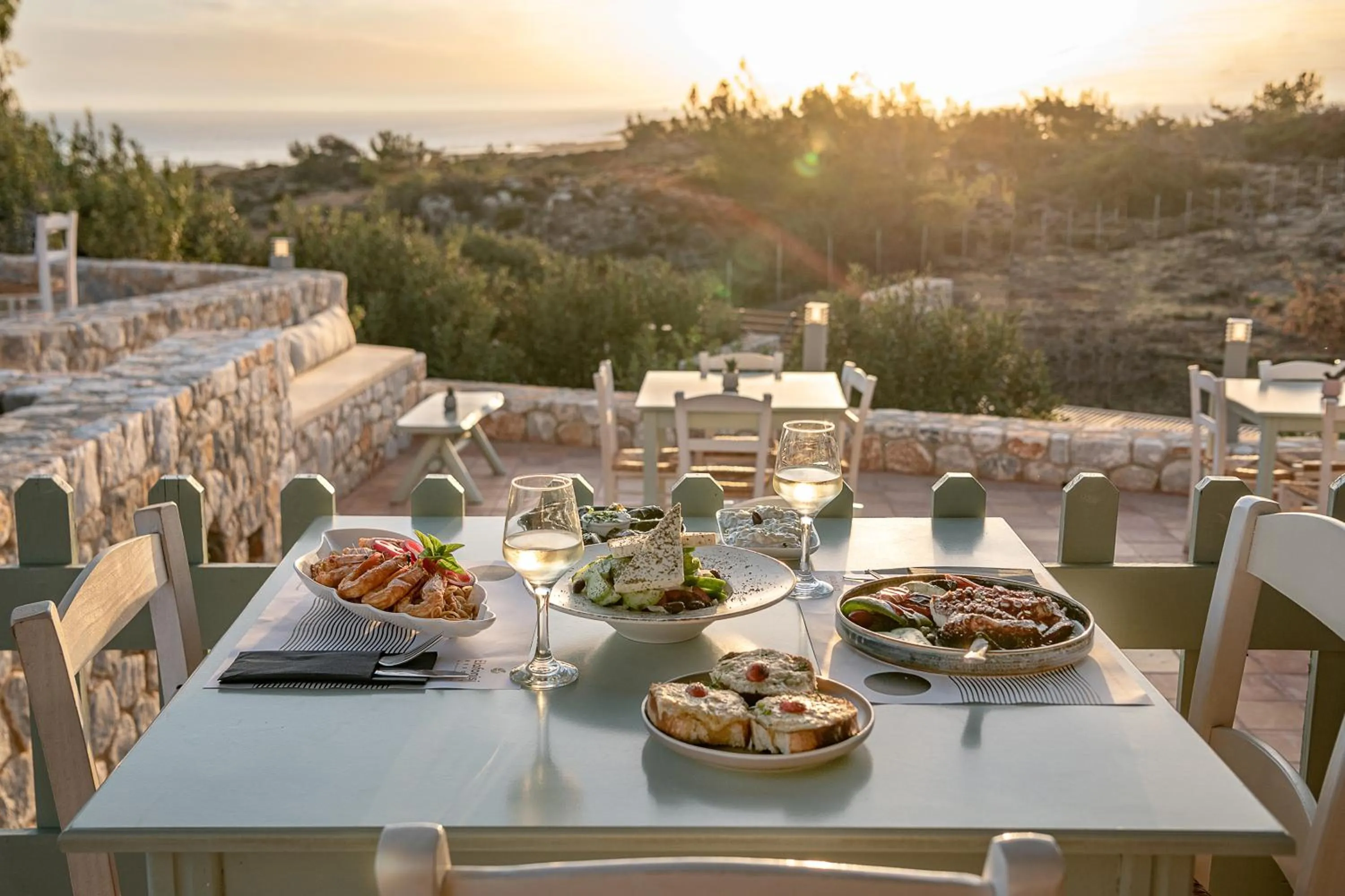 Restaurant/places to eat in Elafonisi Resort by Kalomirakis Family