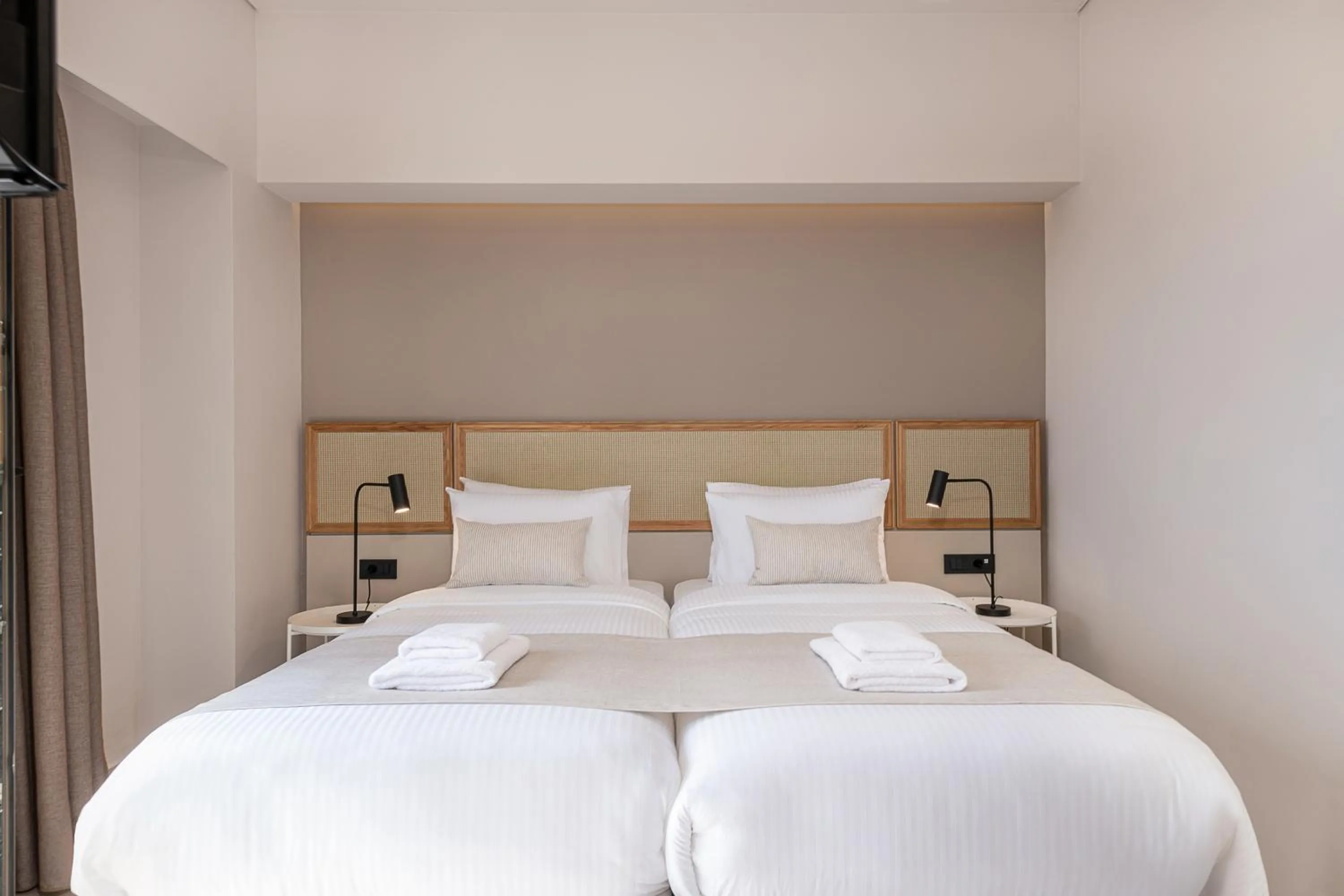 Bed in Elafonisi Resort by Kalomirakis Family