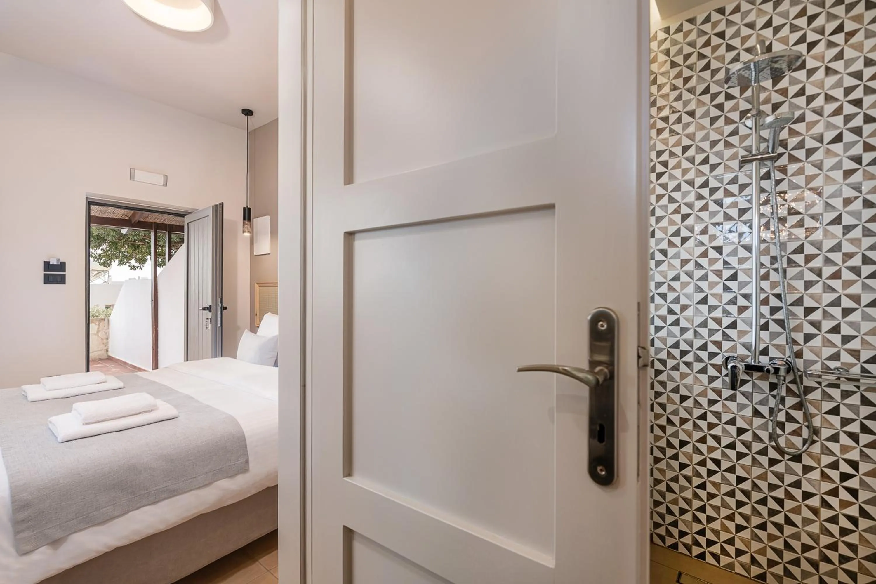 Bed in Elafonisi Resort by Kalomirakis Family