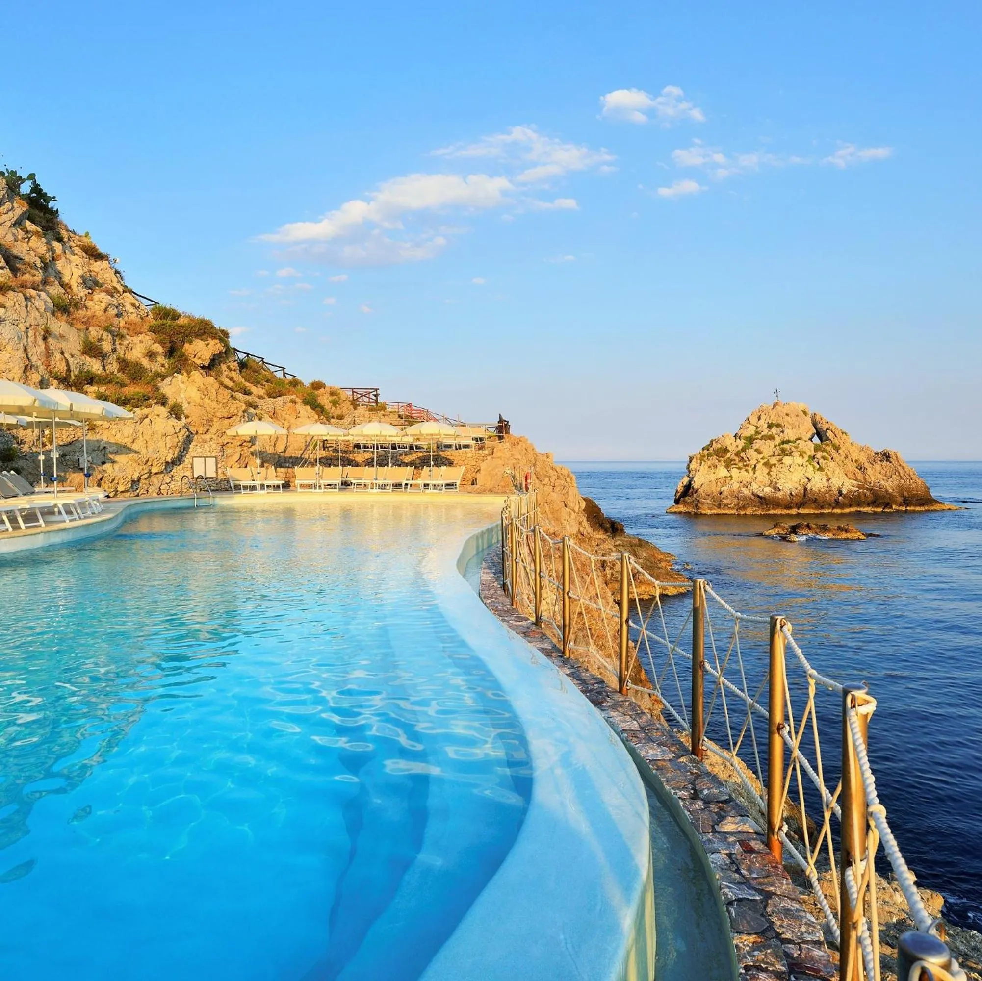 Swimming pool in UNA Hotels Capotaormina