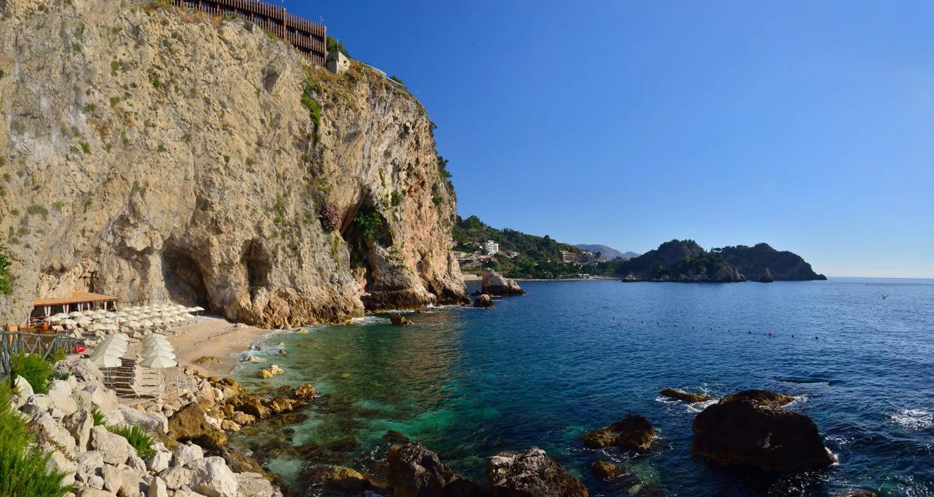 Beach in UNA Hotels Capotaormina