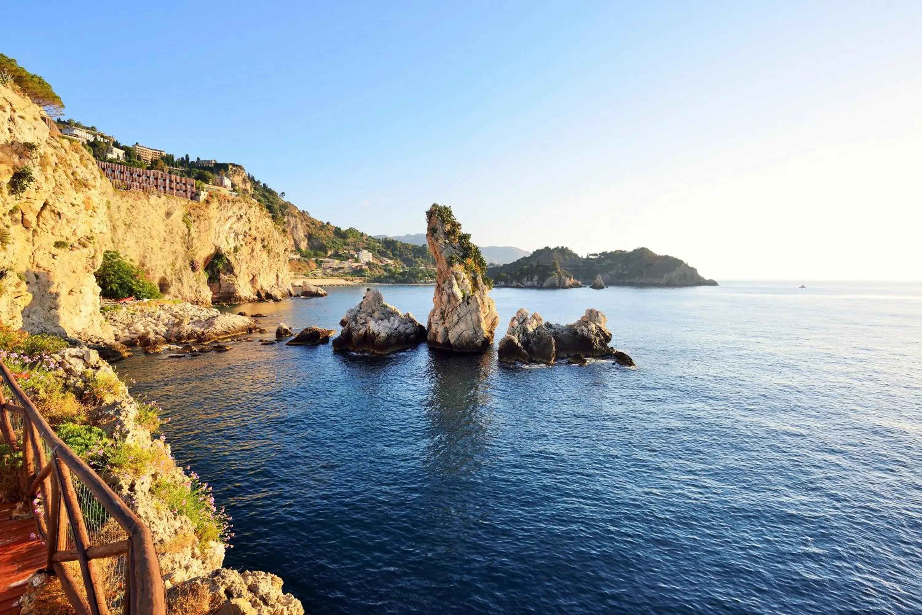 Sea view in UNA Hotels Capotaormina Sea view in UNA Hotels Capotaormina