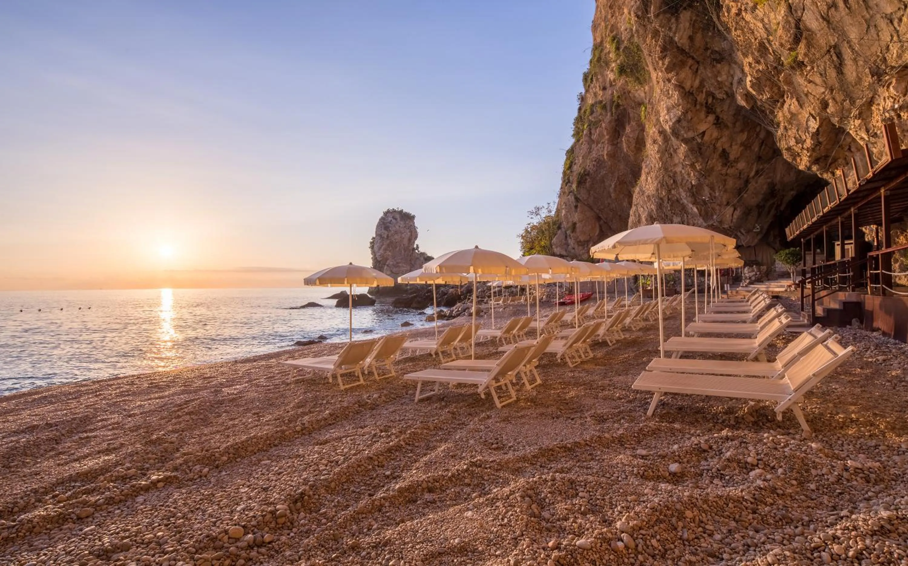 Beach in UNA Hotels Capotaormina