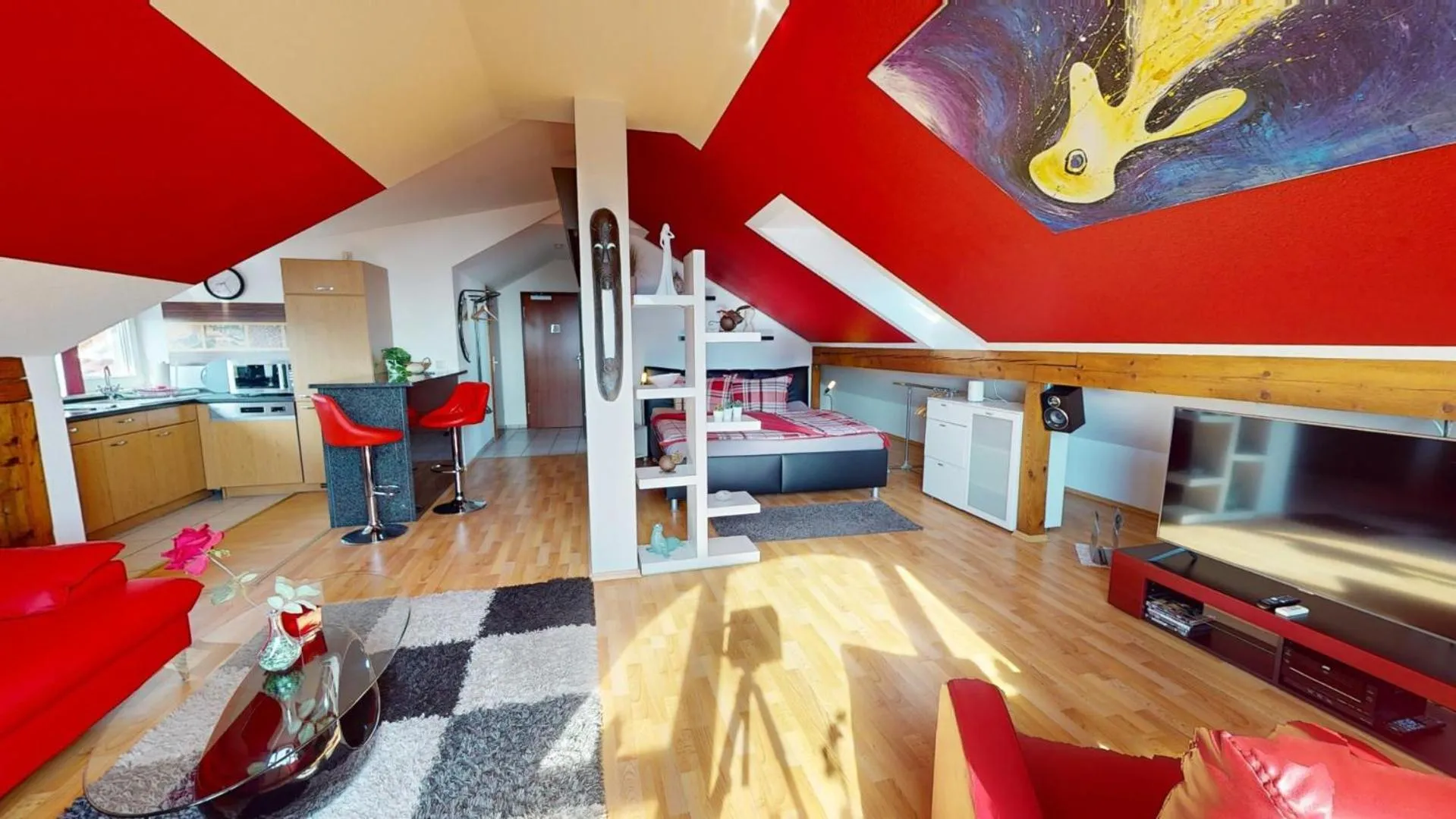 Bed in Apartments am Sund