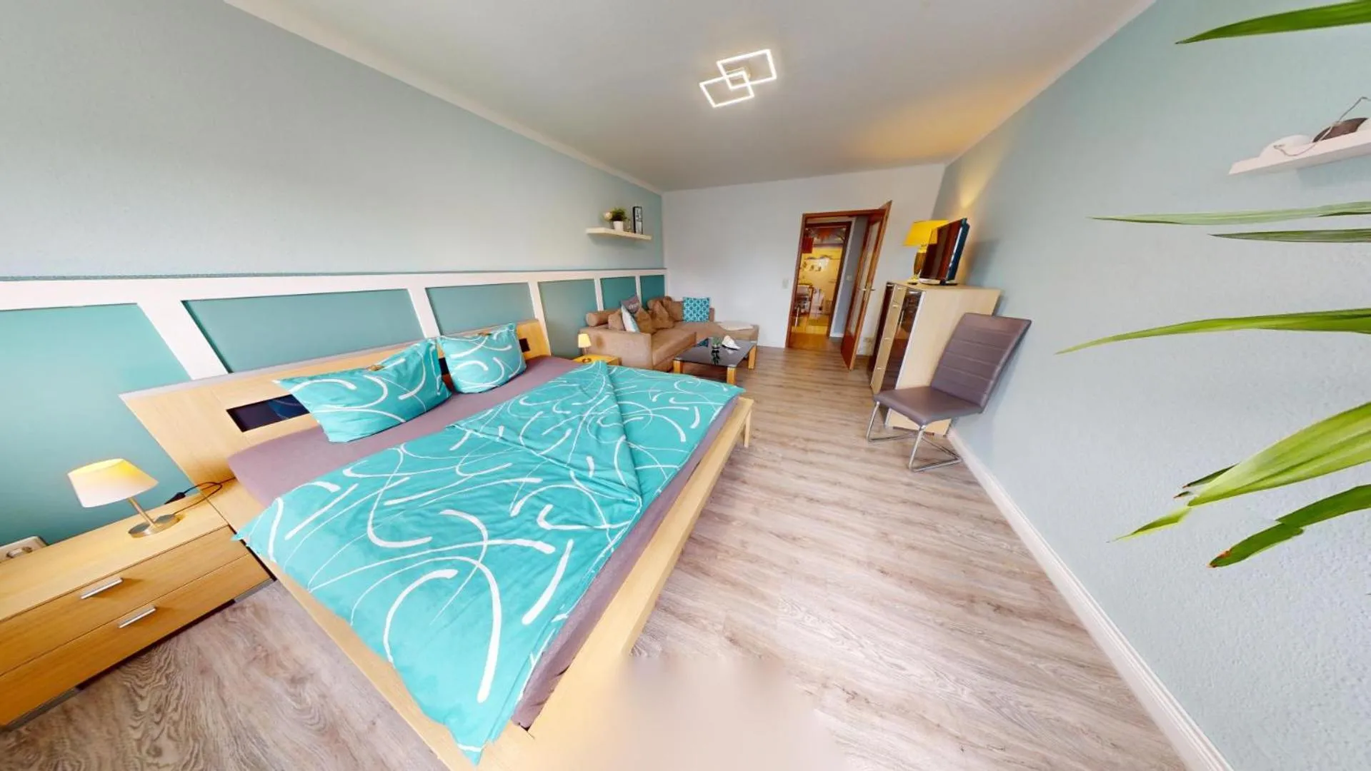 Bed in Apartments am Sund