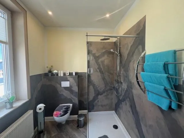 Shower in Apartments am Sund
