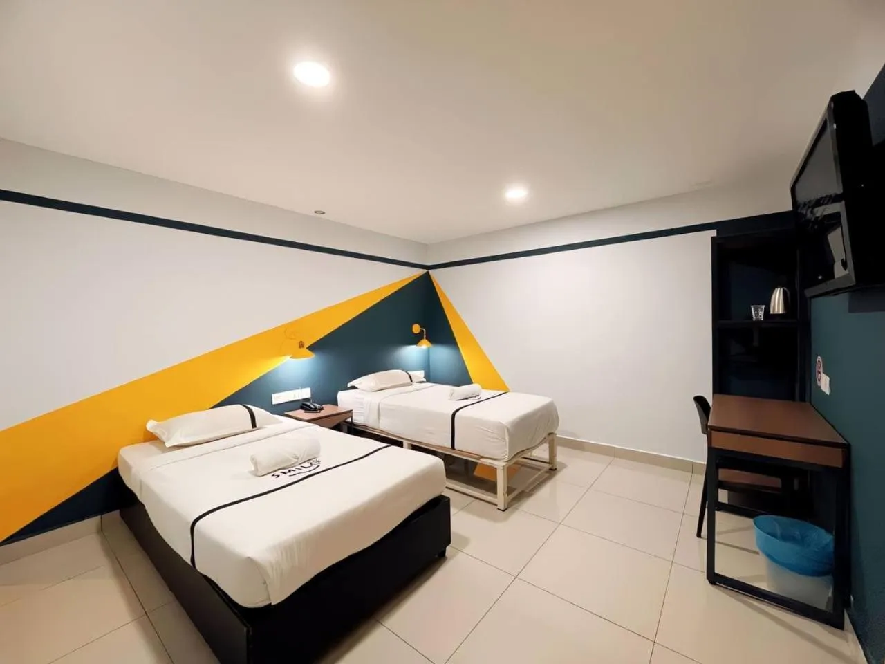 Bed in Smile Hotel Balakong Kajang