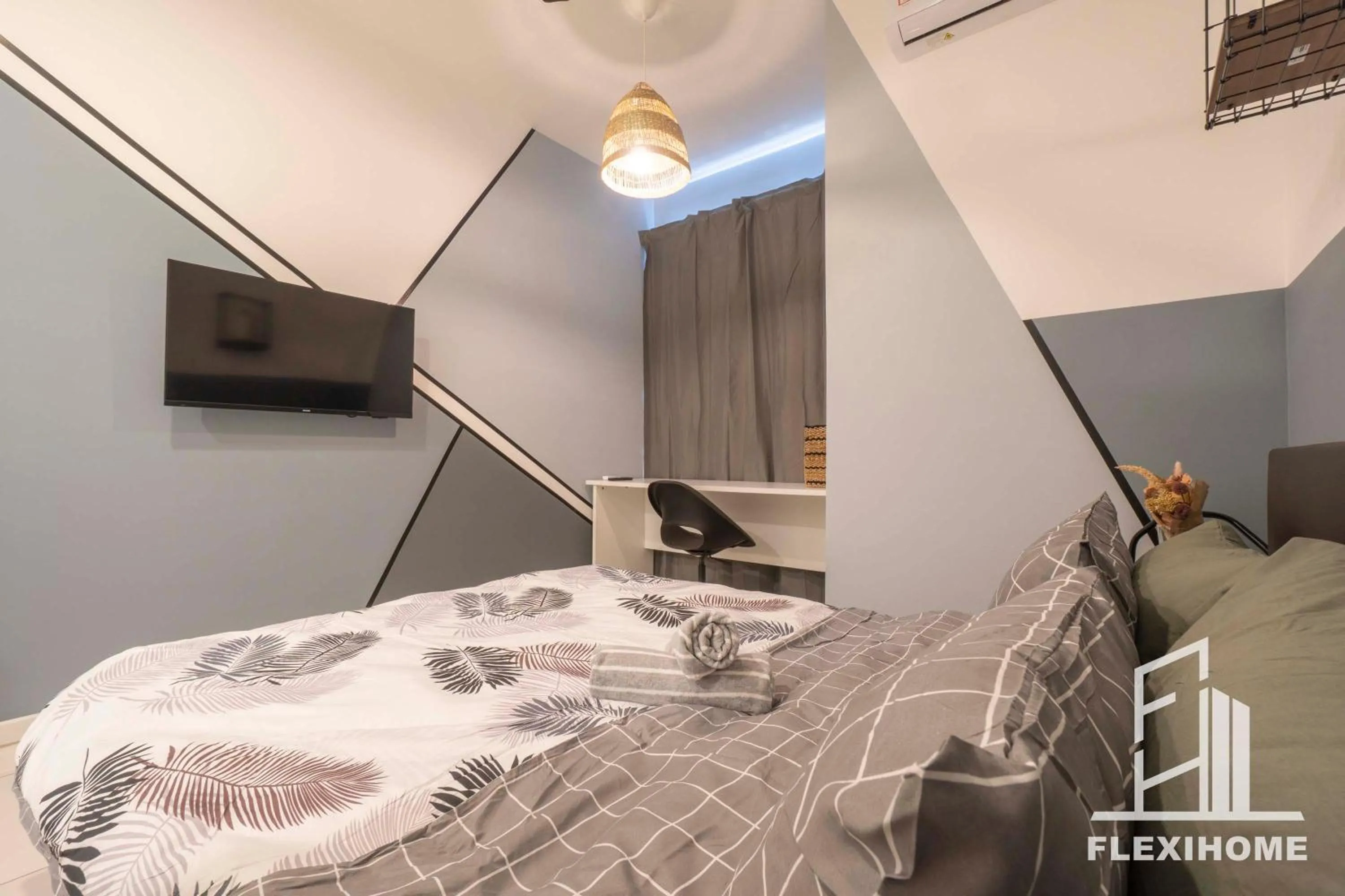 Bed in KLIA-KLIA 2, Comfy Studio, Horizon Suites Sepang-Dengkil by Flexihome-MY