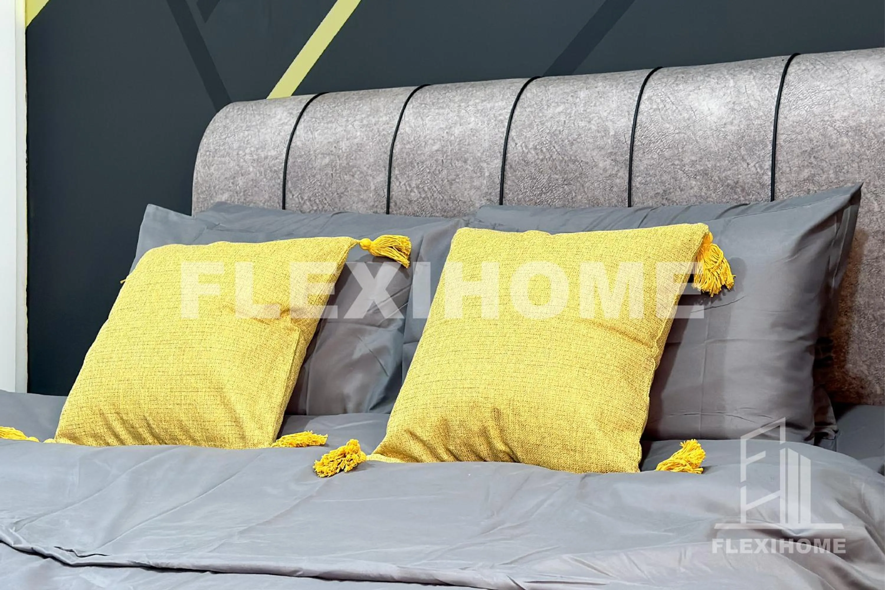 Bed in KLIA-KLIA 2, Comfy Studio, Horizon Suites Sepang-Dengkil by Flexihome-MY