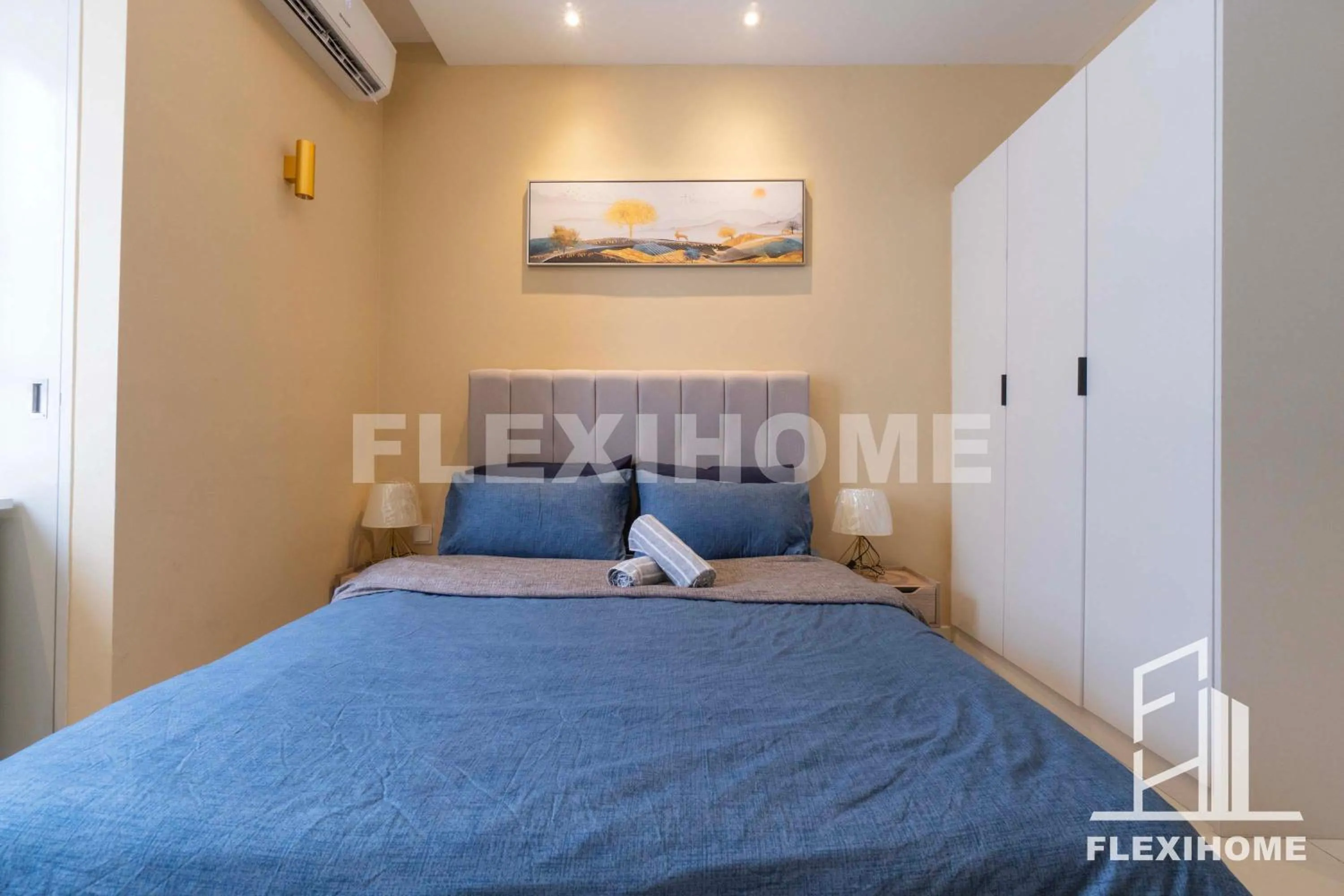 Bed in KLIA-KLIA 2, Comfy Studio, Horizon Suites Sepang-Dengkil by Flexihome-MY