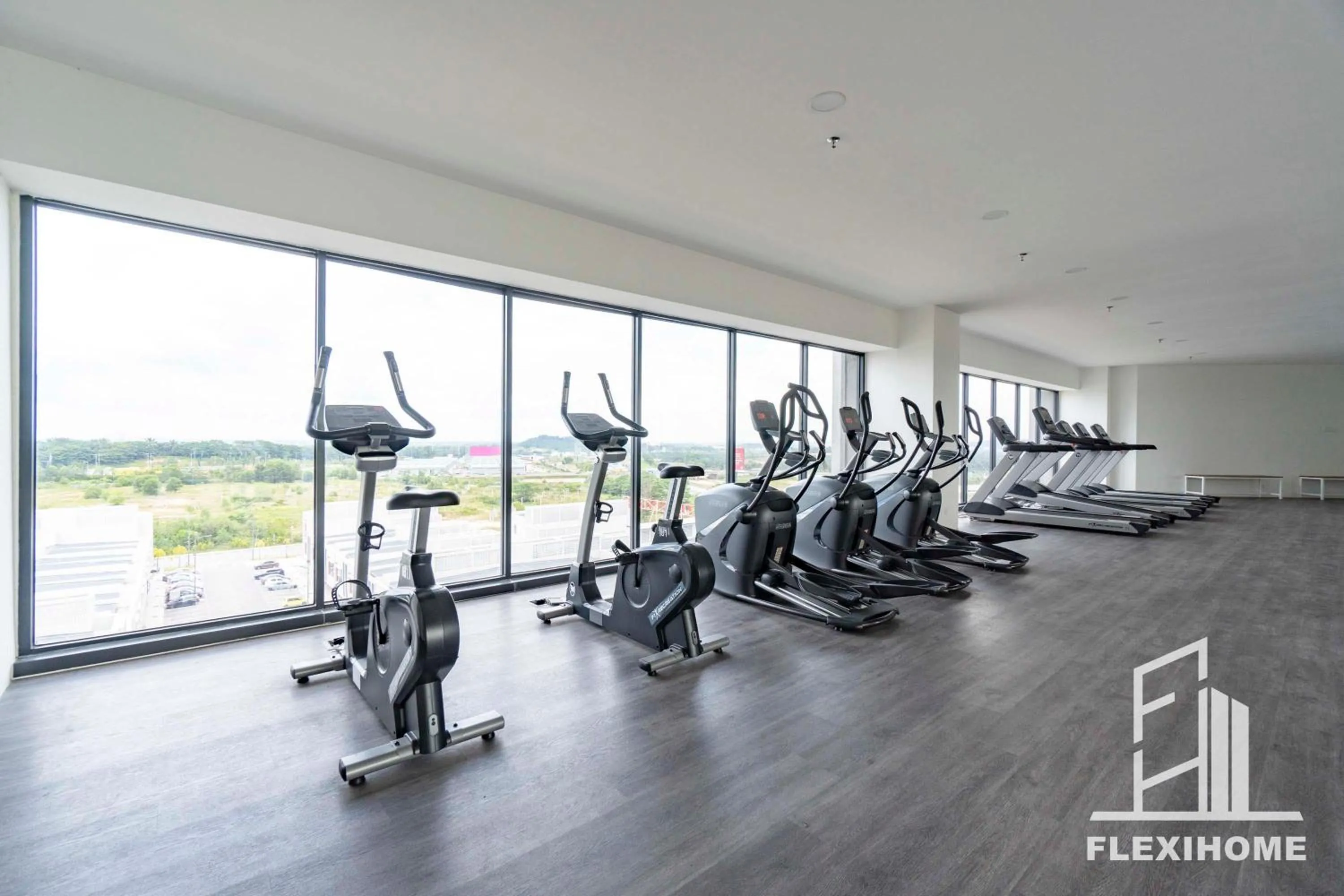 Fitness centre/facilities in KLIA-KLIA 2, Comfy Studio, Horizon Suites Sepang-Dengkil by Flexihome-MY