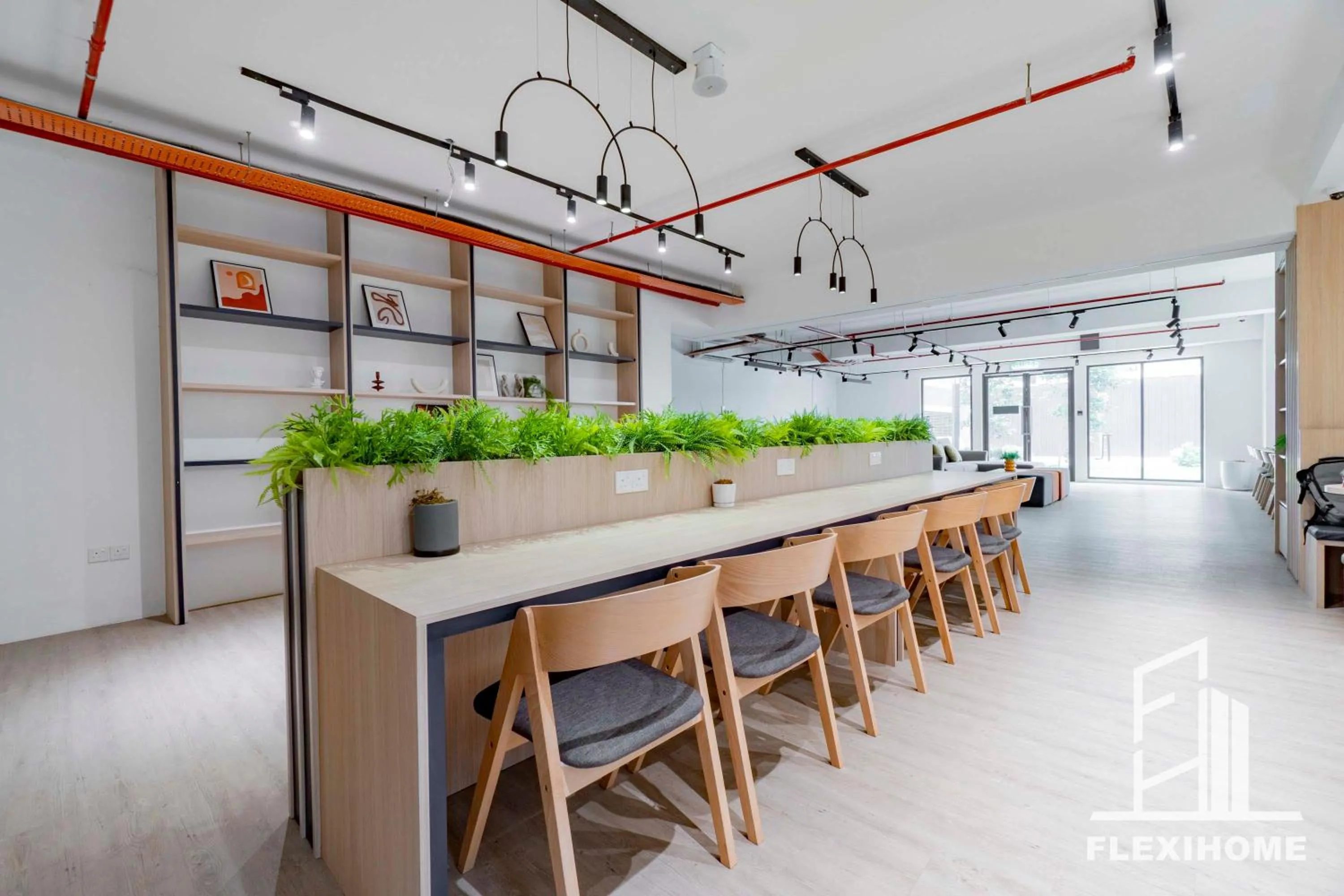 Seating area in KLIA-KLIA 2, Comfy Studio, Horizon Suites Sepang-Dengkil by Flexihome-MY