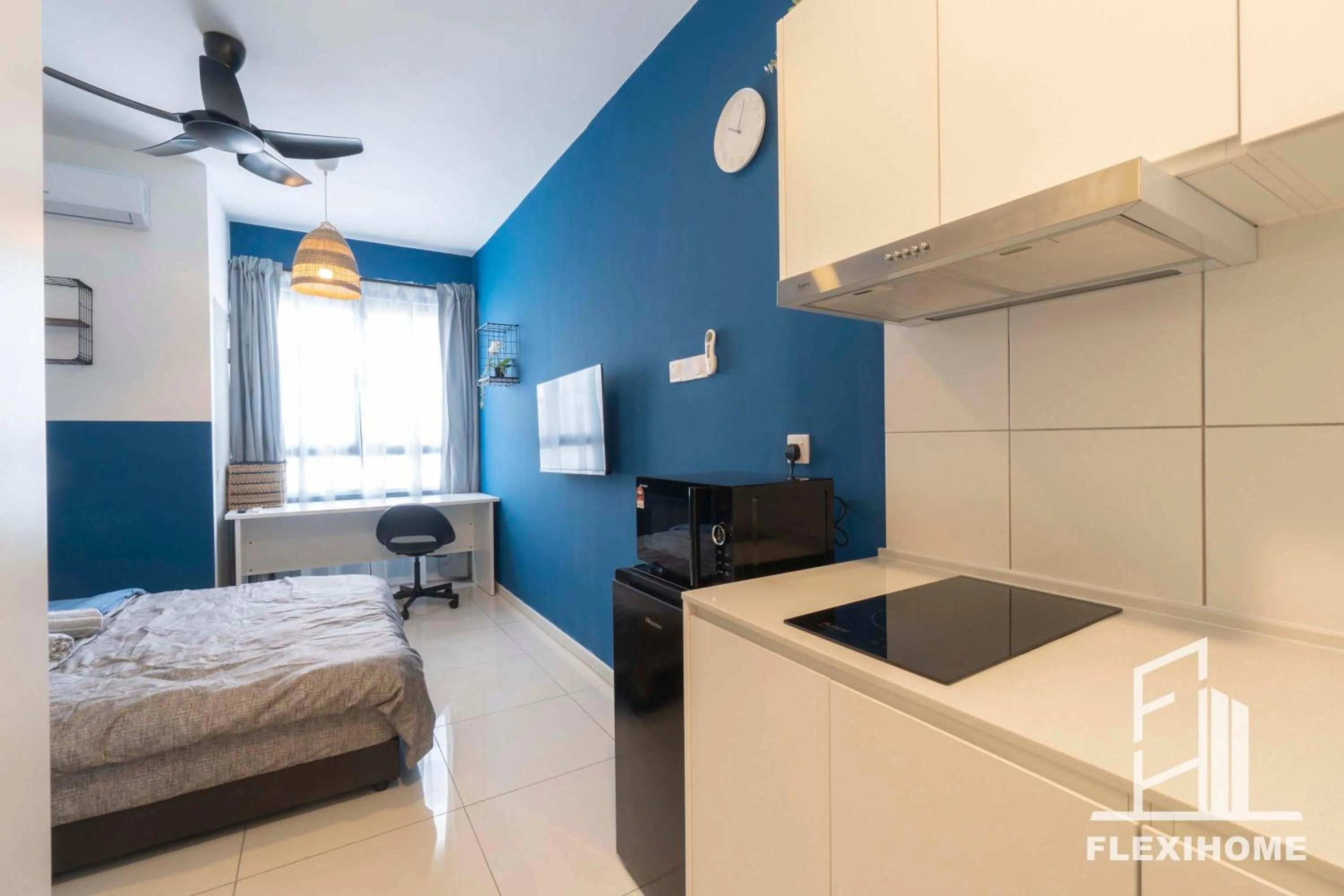 Bed in KLIA-KLIA 2, Comfy Studio, Horizon Suites Sepang-Dengkil by Flexihome-MY