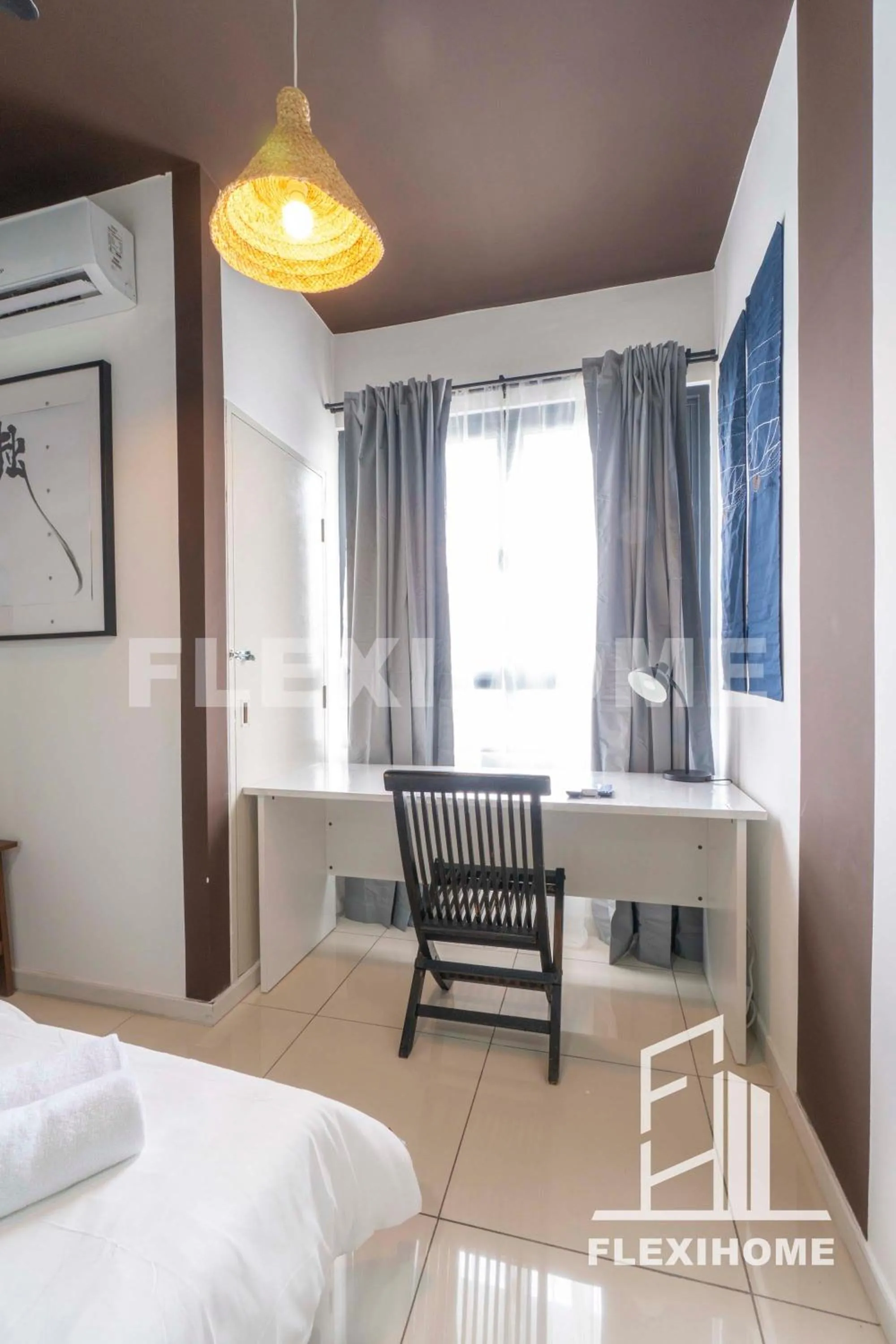 Bed in KLIA-KLIA 2, Comfy Studio, Horizon Suites Sepang-Dengkil by Flexihome-MY