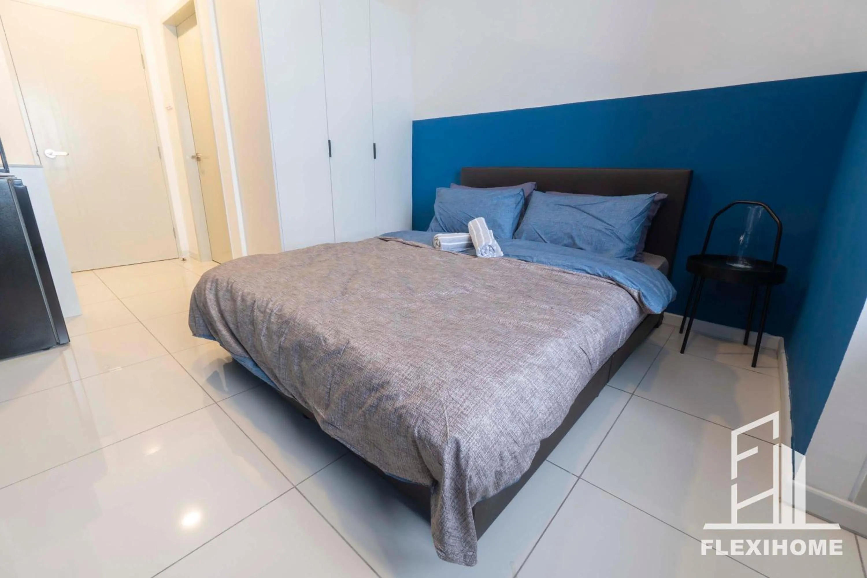 Bed in KLIA-KLIA 2, Comfy Studio, Horizon Suites Sepang-Dengkil by Flexihome-MY