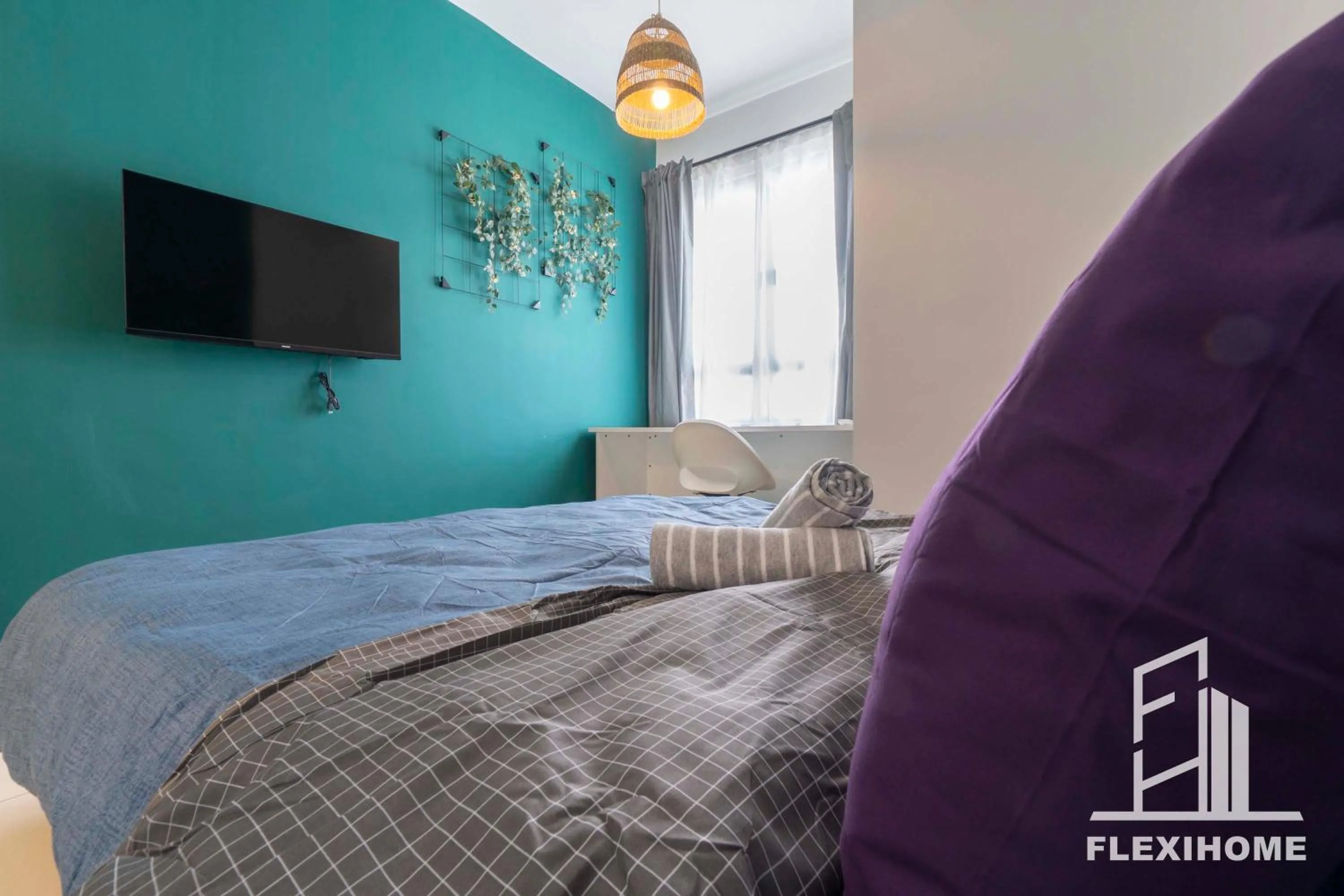 Bed in KLIA-KLIA 2, Comfy Studio, Horizon Suites Sepang-Dengkil by Flexihome-MY