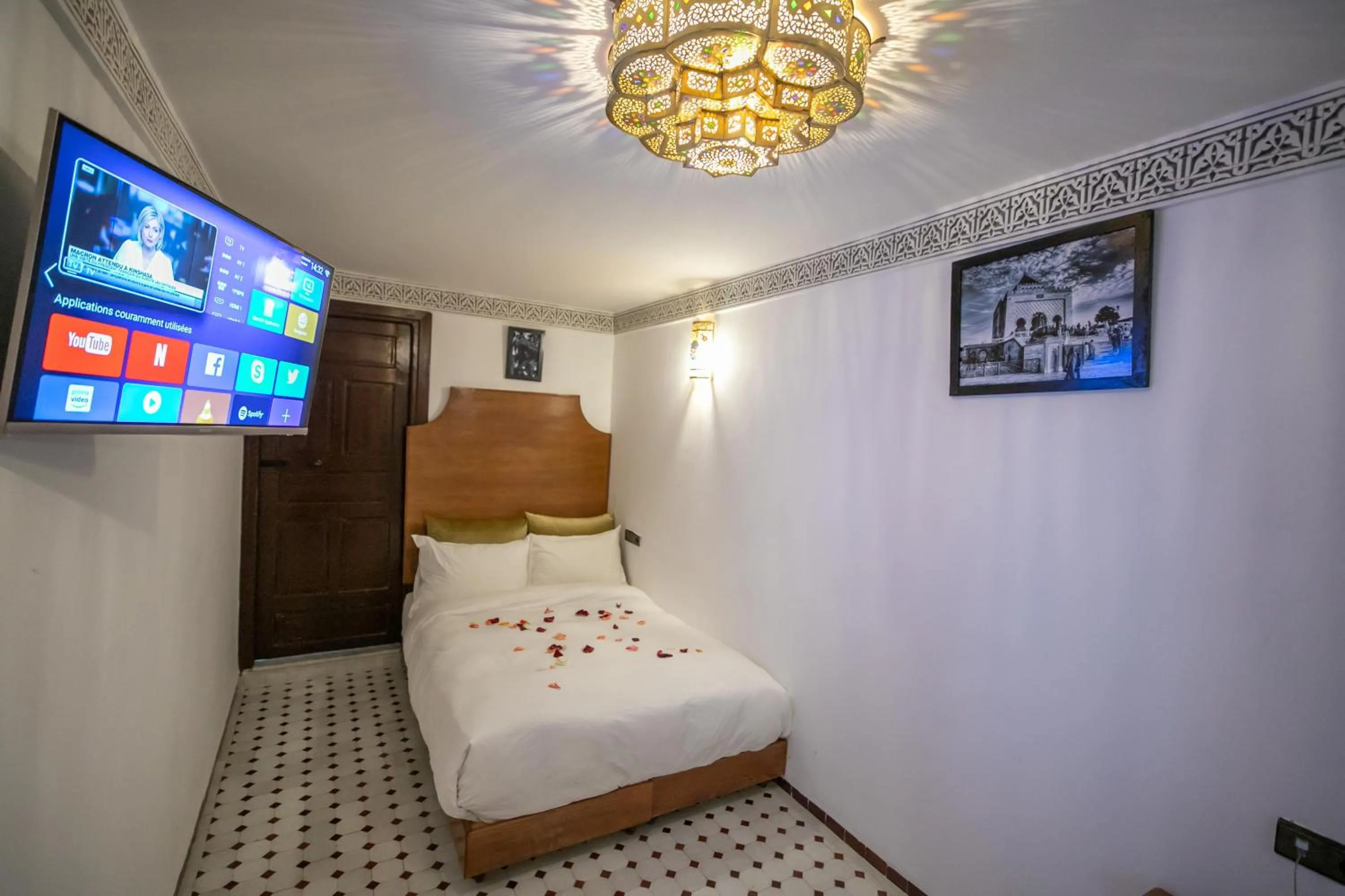 Bed in Riad Dari Fes