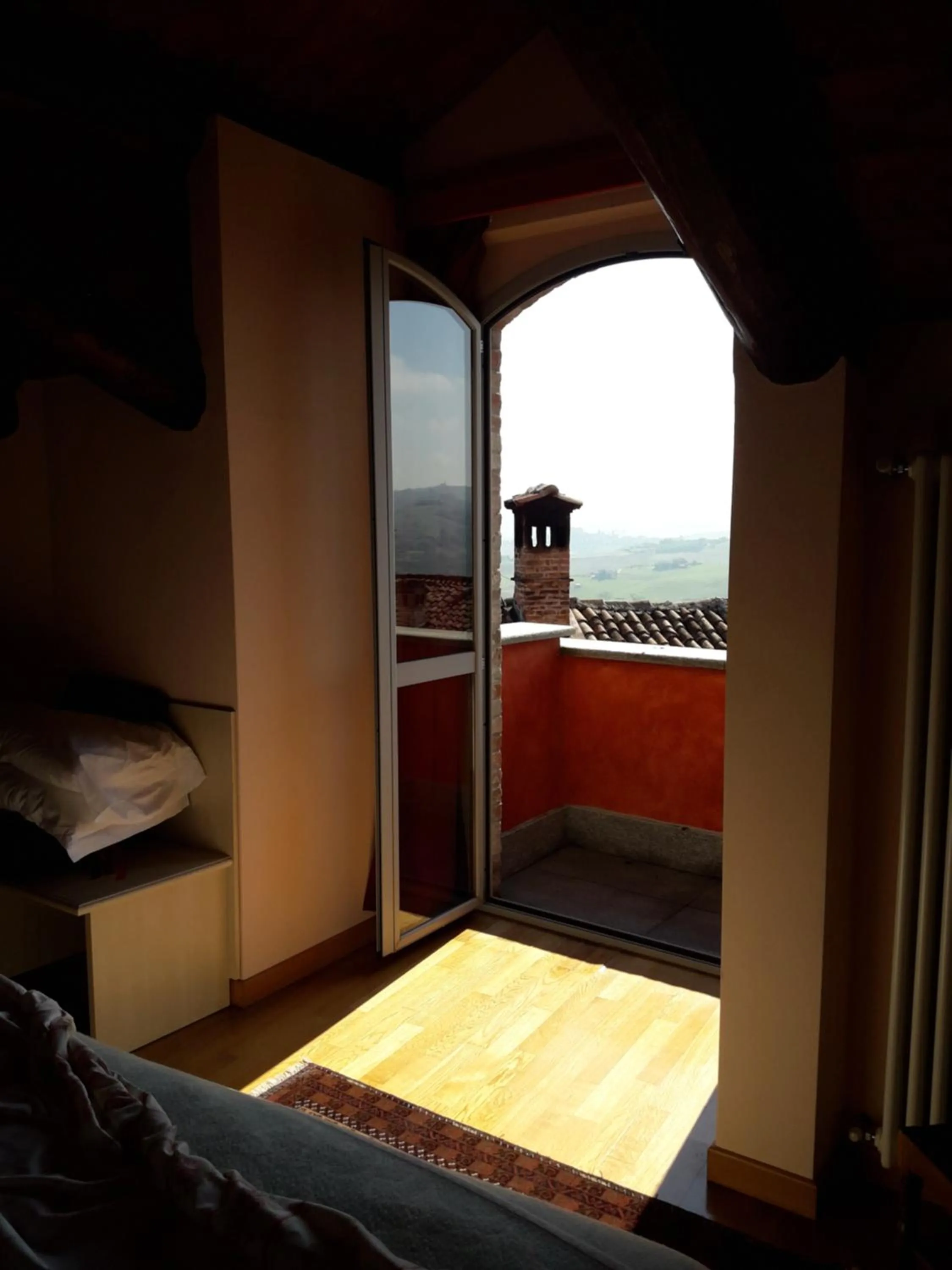 View (from property/room), Bed in Castelbourg