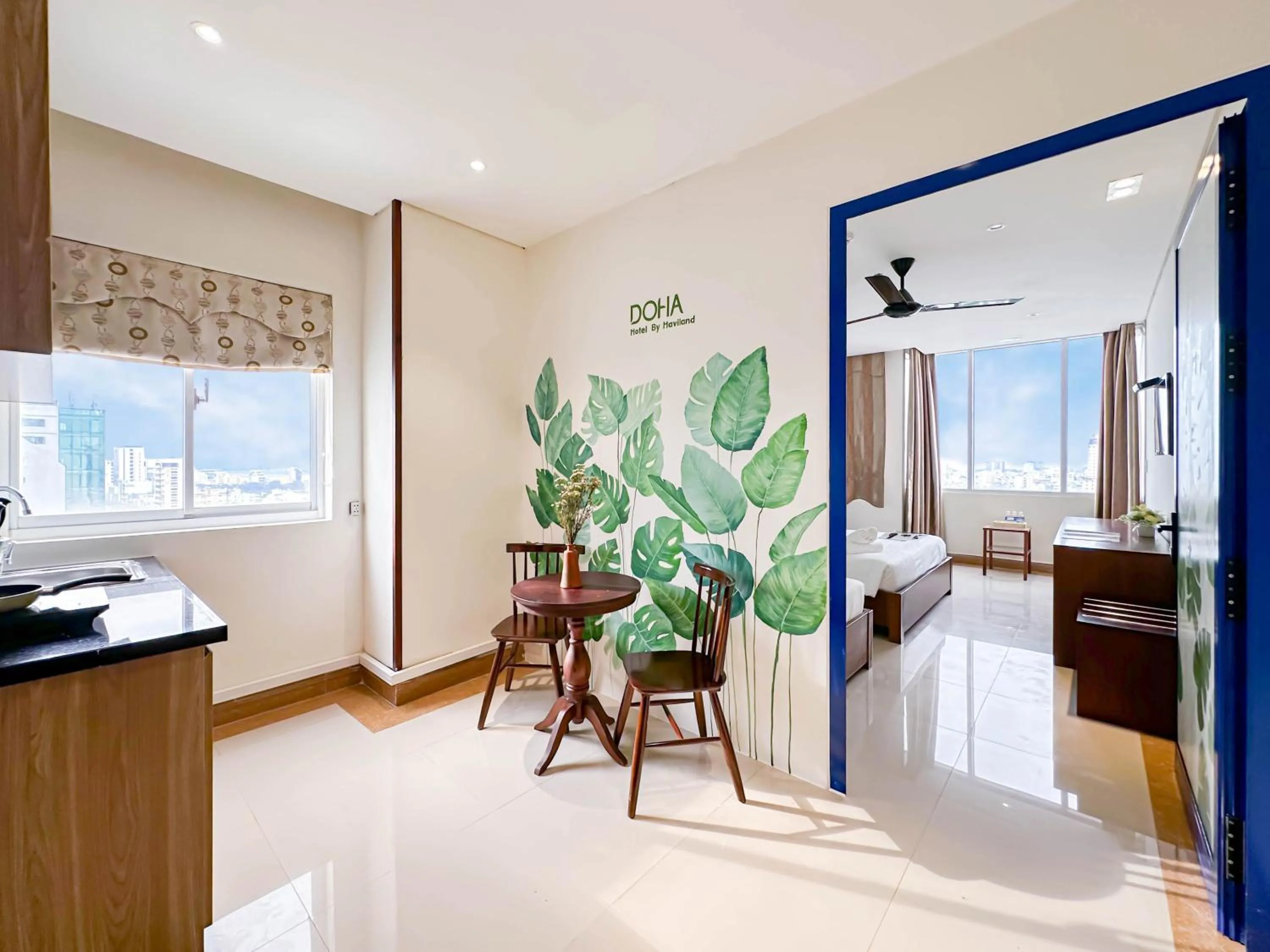 Living room in Doha Central Bliss Danang Hotel by Haviland