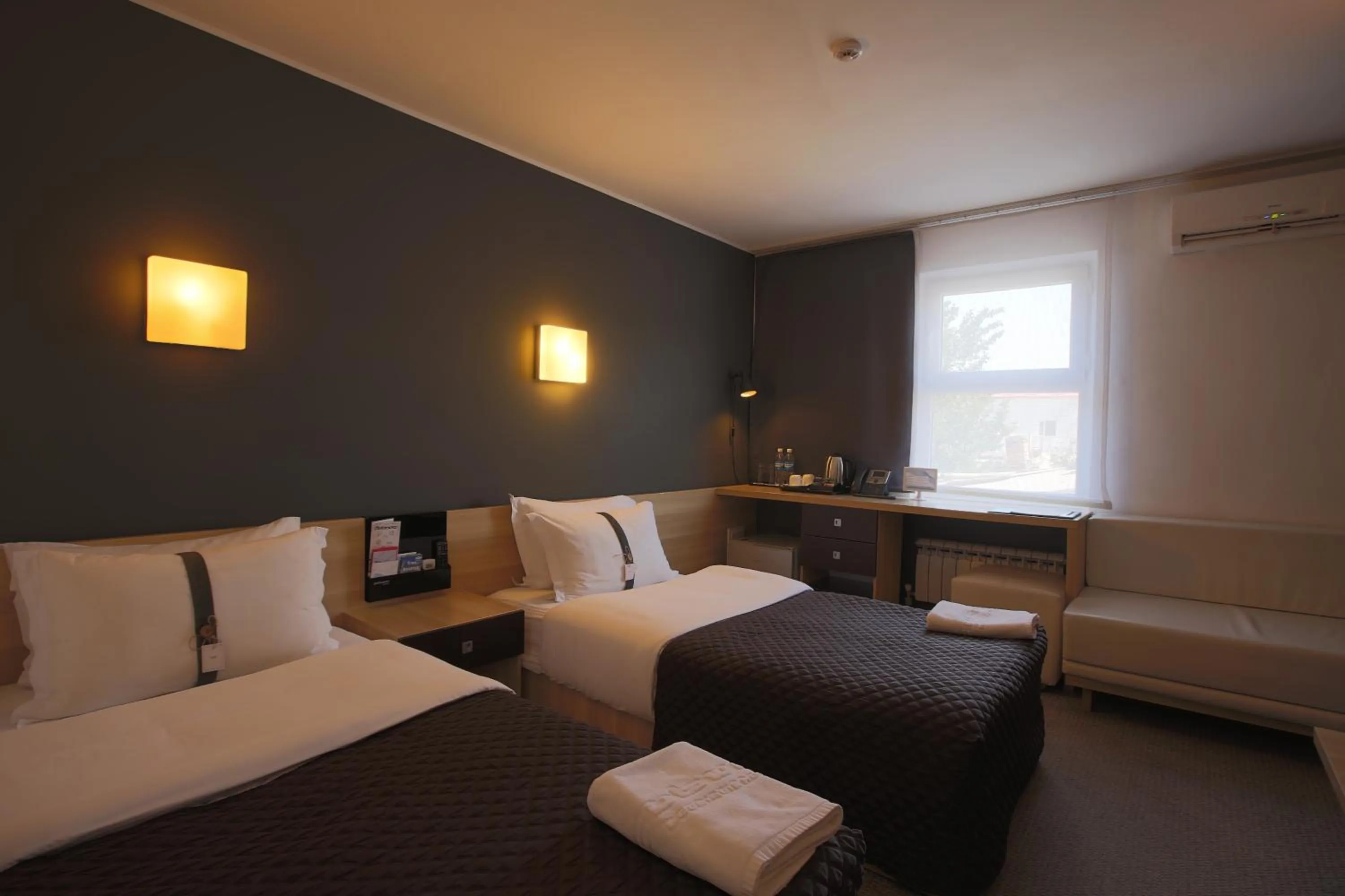 Photo of the whole room, Bed in Futuro Hotel Bishkek