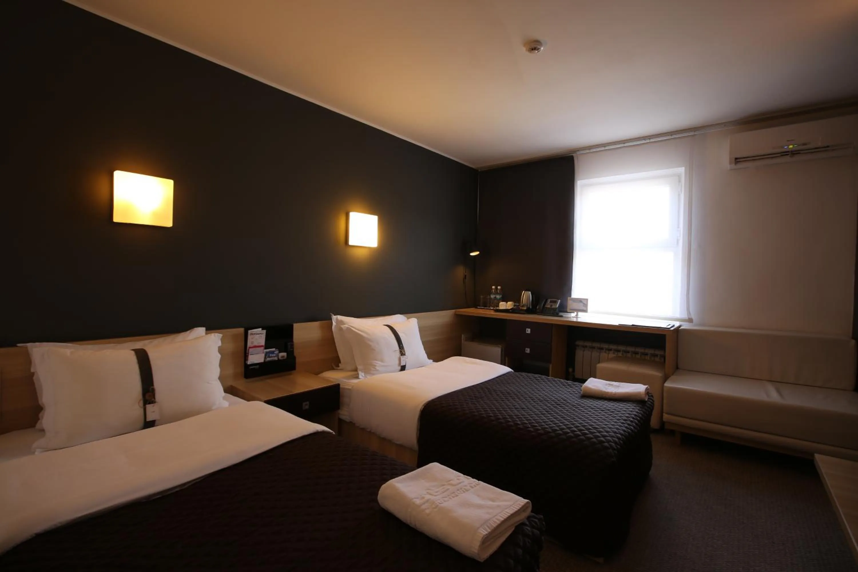 Photo of the whole room, Bed in Futuro Hotel Bishkek